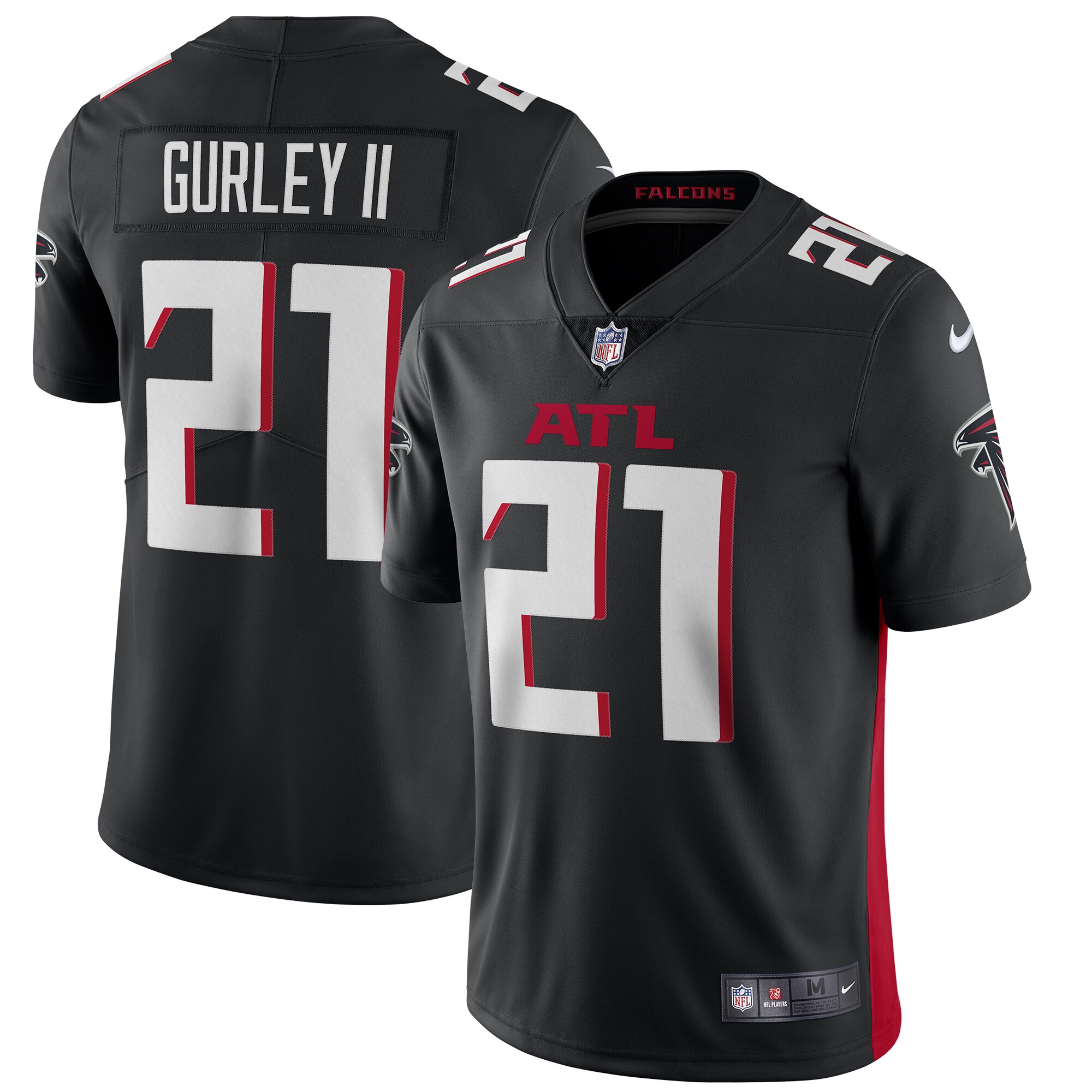 Men's Atlanta Falcons Todd Gurley II Nike Black Vapor Limited Jersey