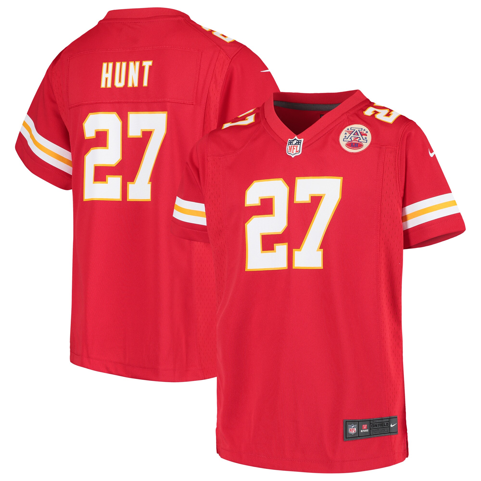Girls Youth Kansas City Chiefs Kareem Hunt Nike Red Game Jersey