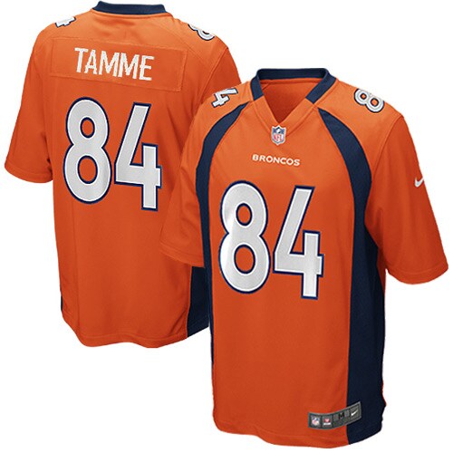 Youth Denver Broncos Jacob Tamme Nike Orange Team Color Game Jersey