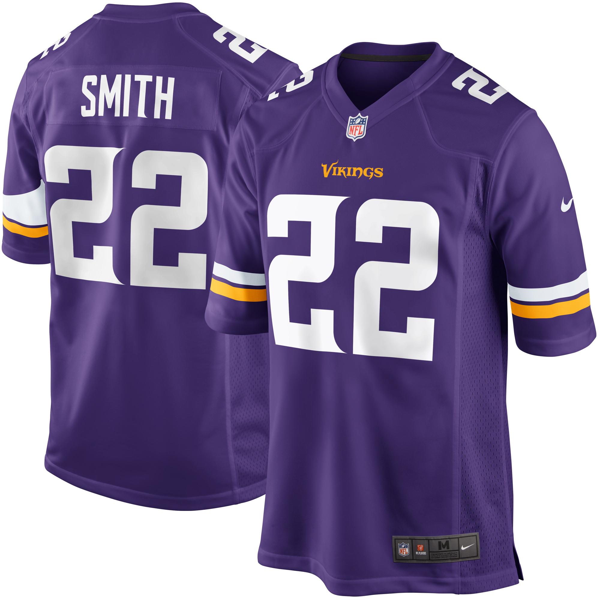 Youth Minnesota Vikings Harrison Smith Nike Purple Game Jersey