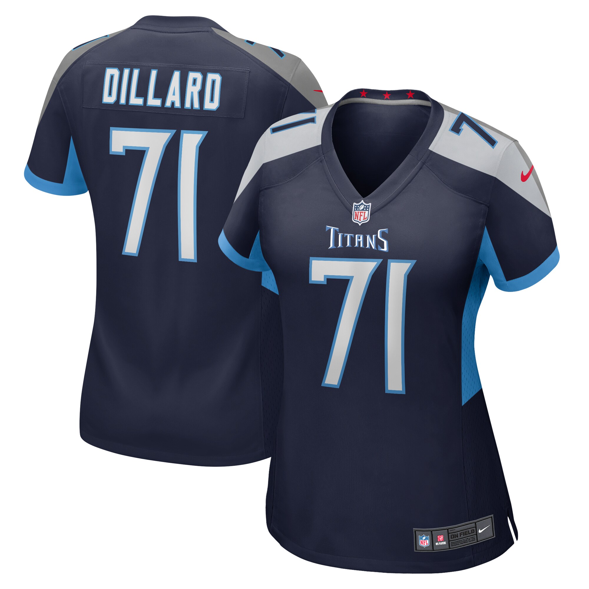Women's Tennessee Titans Andre Dillard Nike Navy Game Player Jersey