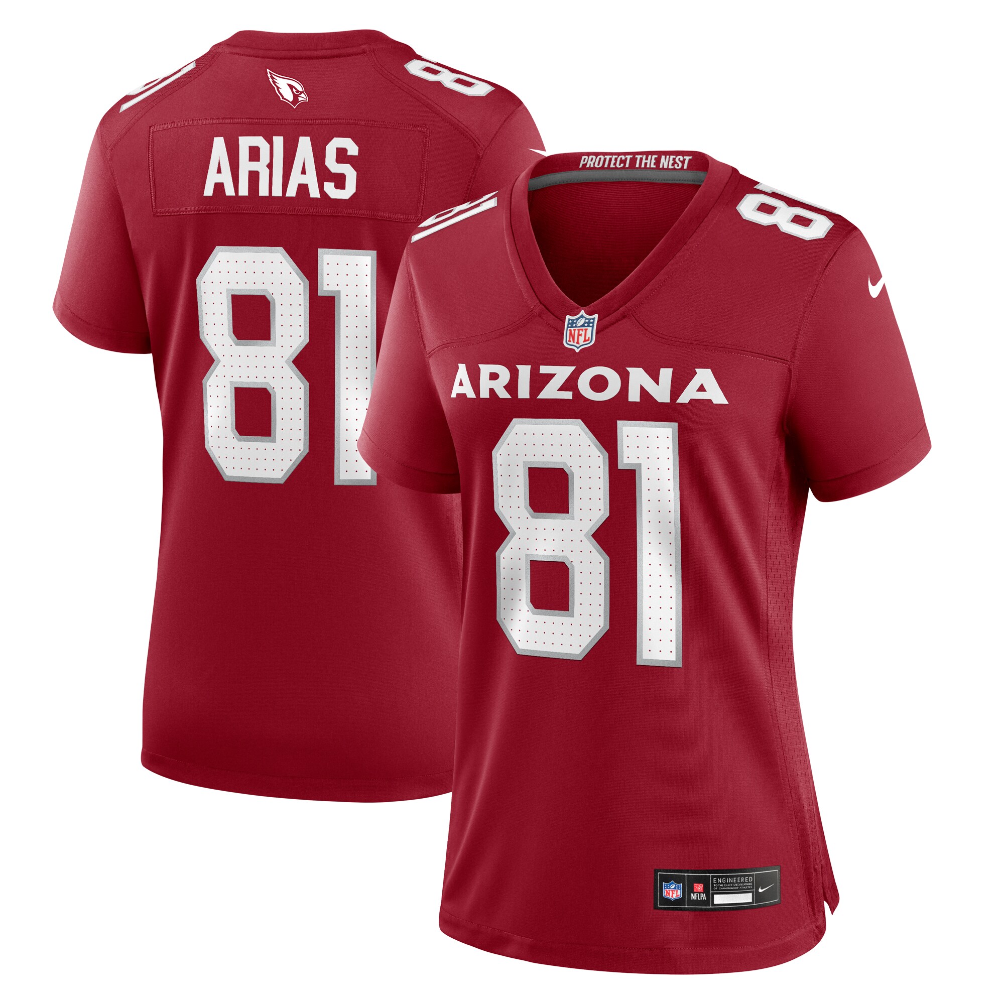 Women's Arizona Cardinals Daniel Arias Nike Cardinal Team Game Jersey