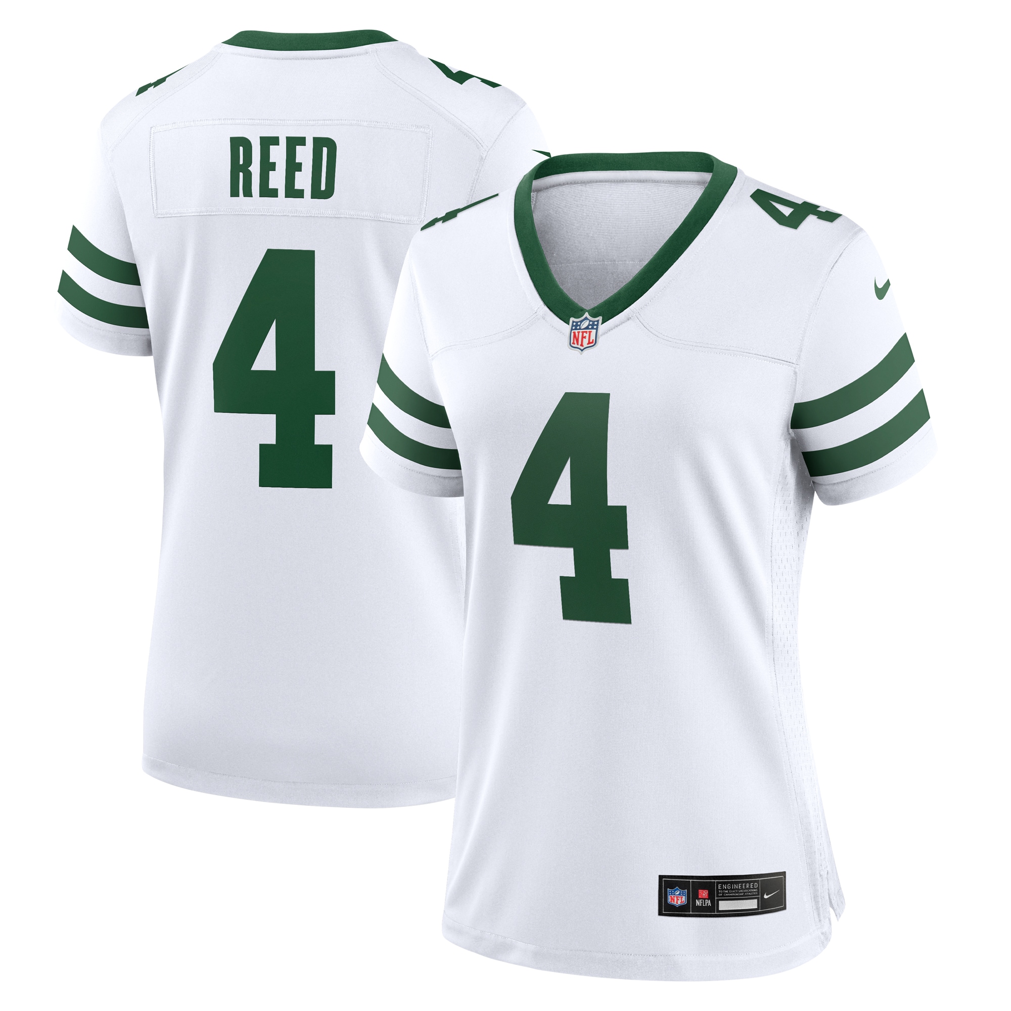 Women's New York Jets D.J. Reed Nike White Legacy Player Game Jersey