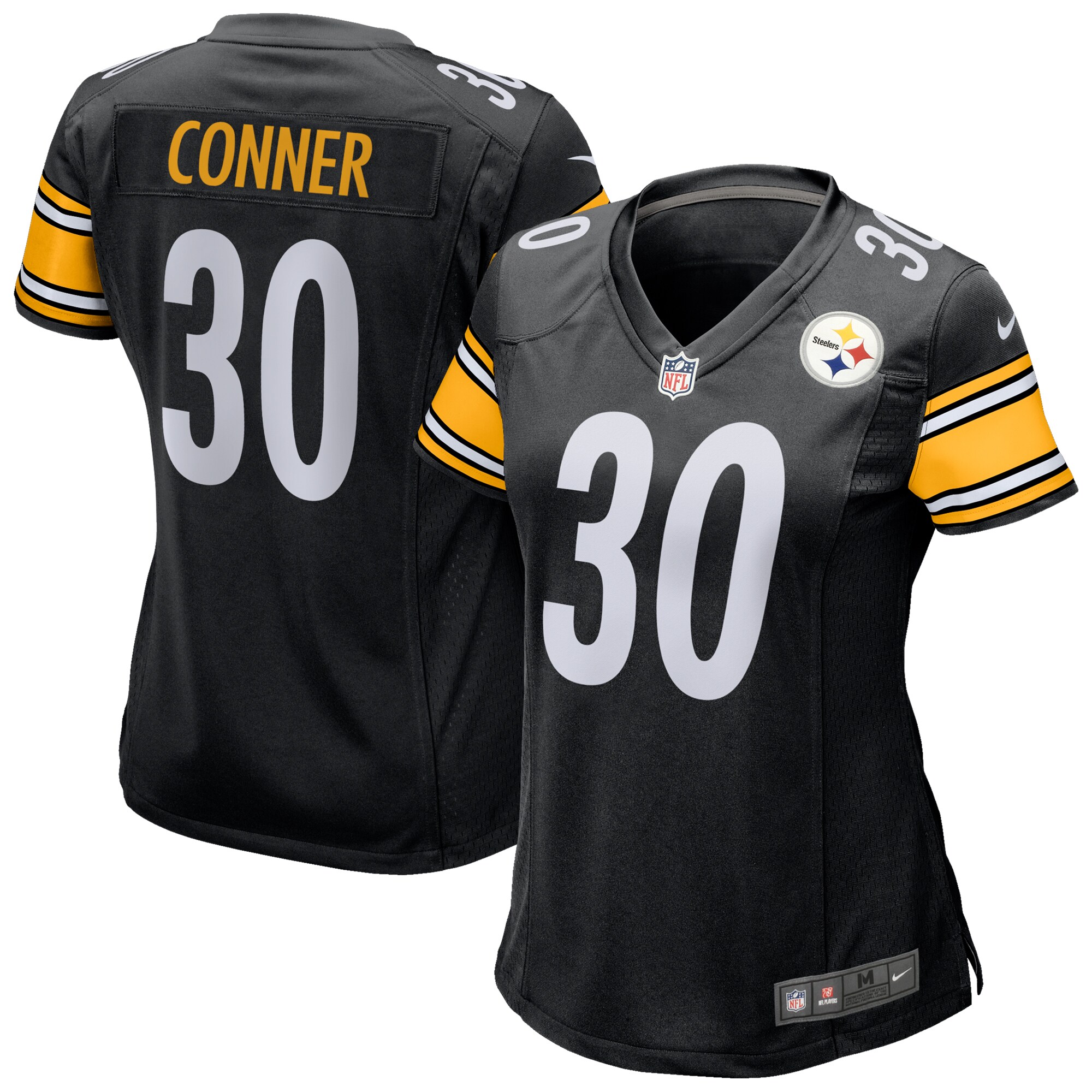 Women's Nike James Conner Black Pittsburgh Steelers Game Jersey