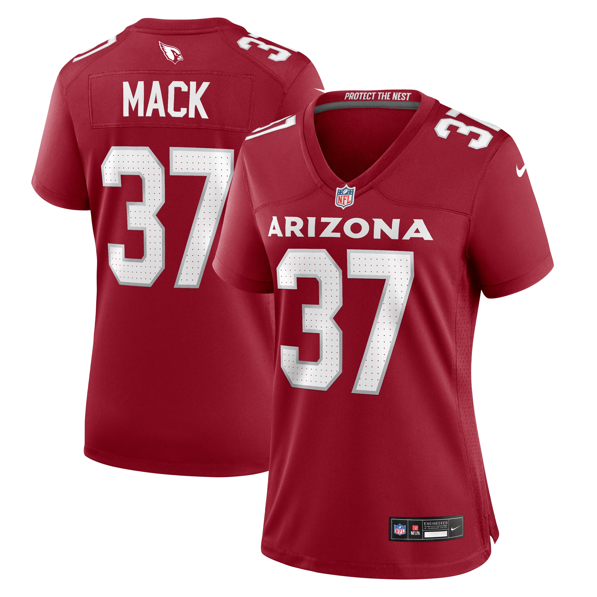 Women's Arizona Cardinals Marlon Mack Nike Cardinal Team Game Jersey