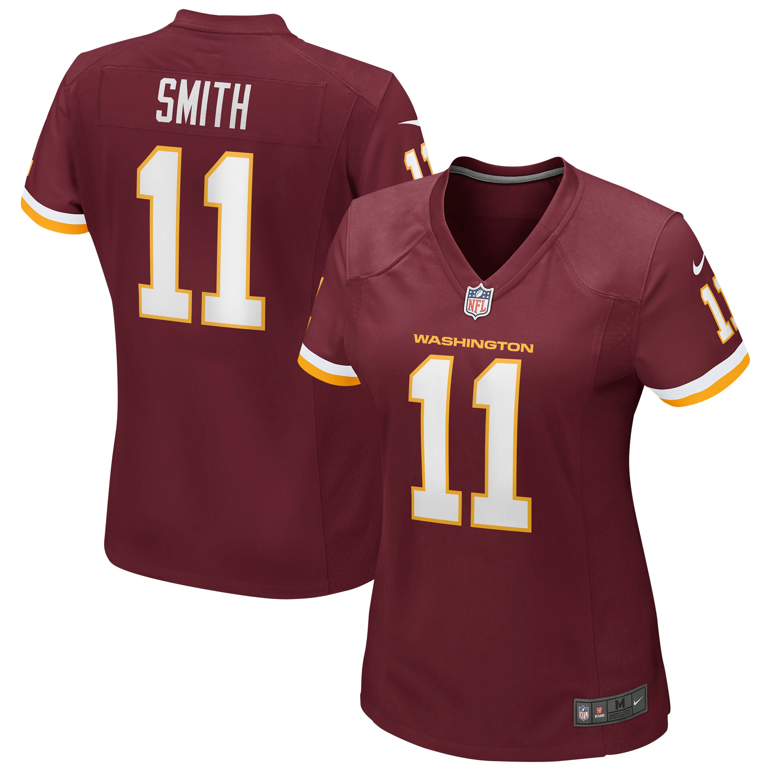 Women's Washington Football Team Alex Smith Nike Burgundy Game Player Jersey