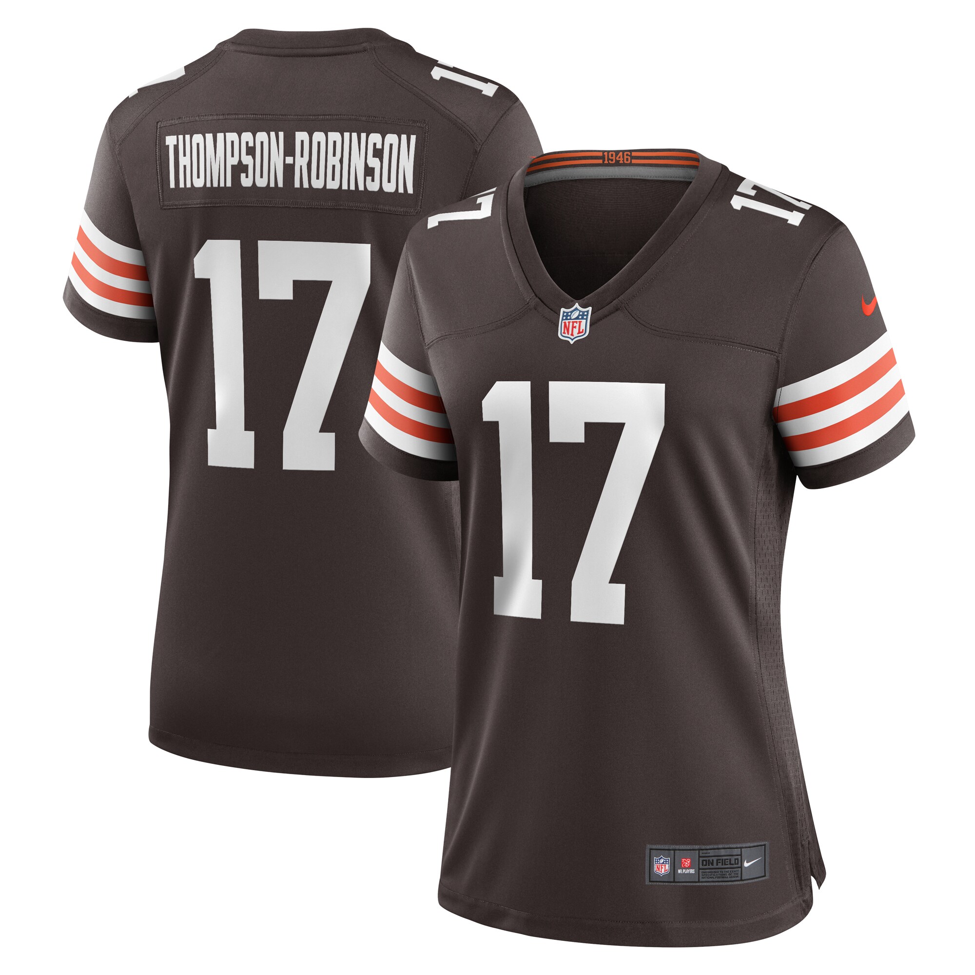 Women's Cleveland Browns Dorian Thompson-Robinson Nike Brown Team Game Jersey