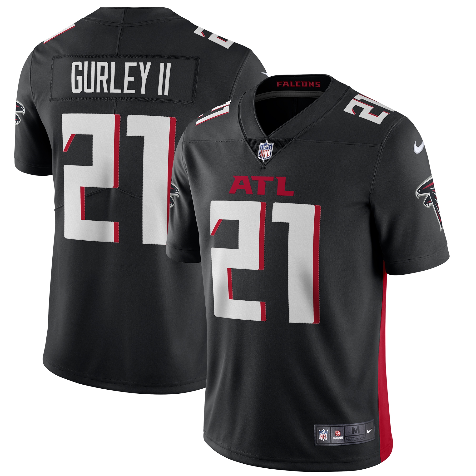 Men's Atlanta Falcons Todd Gurley II Nike Black Vapor Limited Jersey