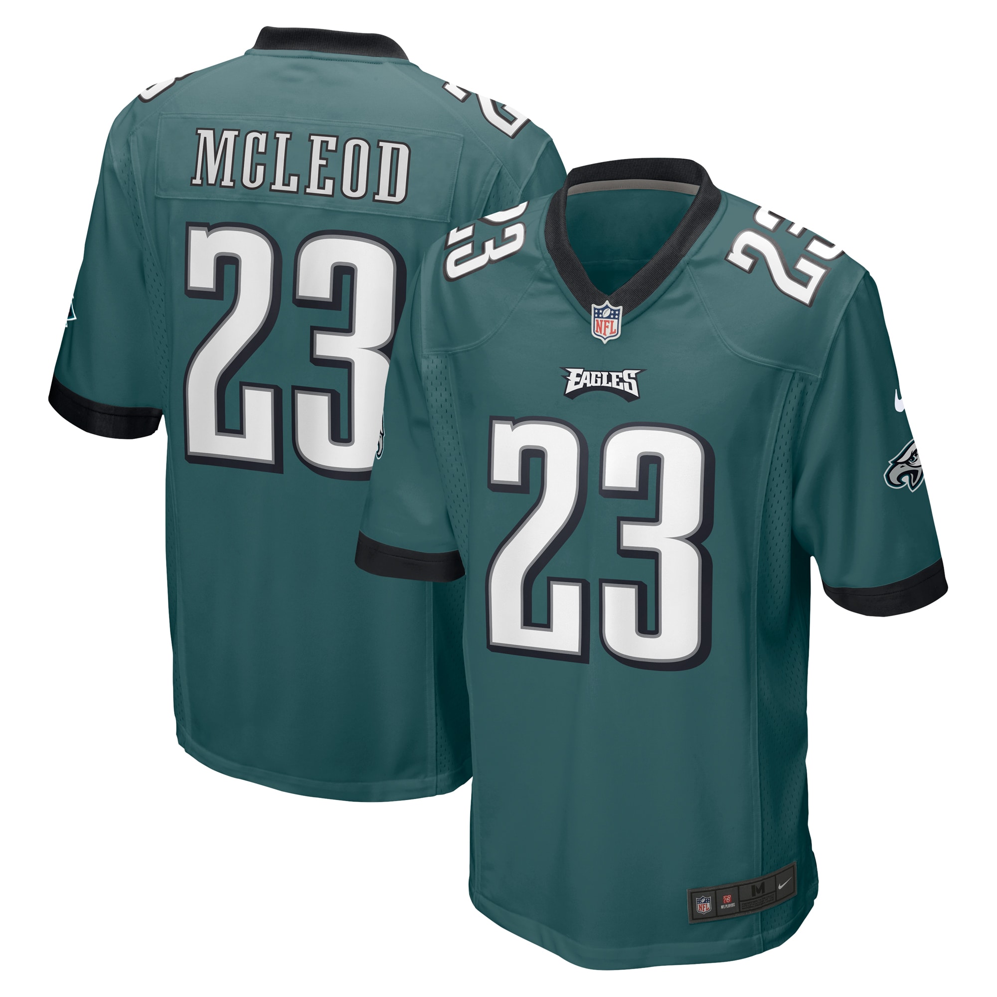 Men's Philadelphia Eagles Rodney McLeod Nike Midnight Green Game Jersey