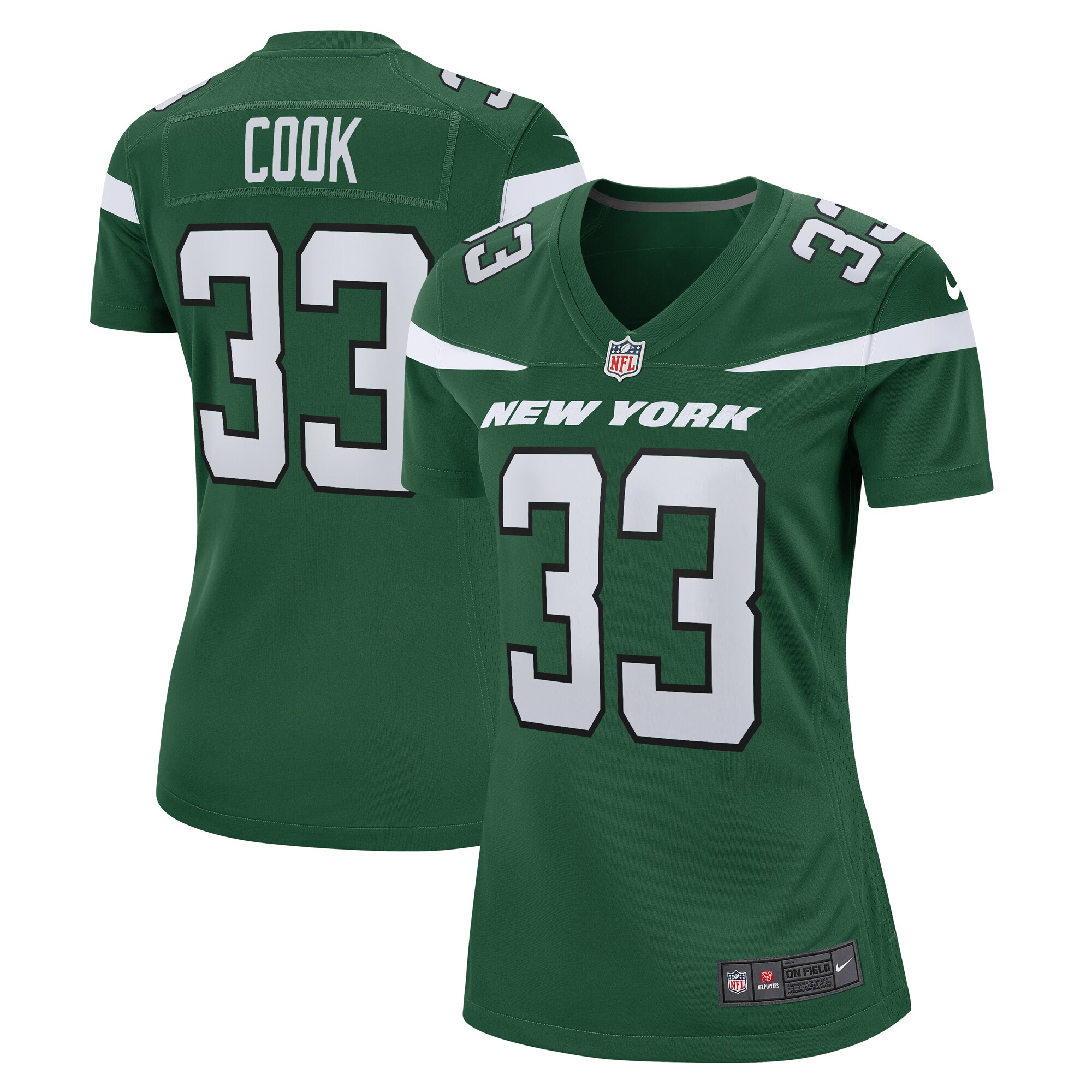 Women's New York Jets Dalvin Cook Nike Gotham Green Game Player Jersey