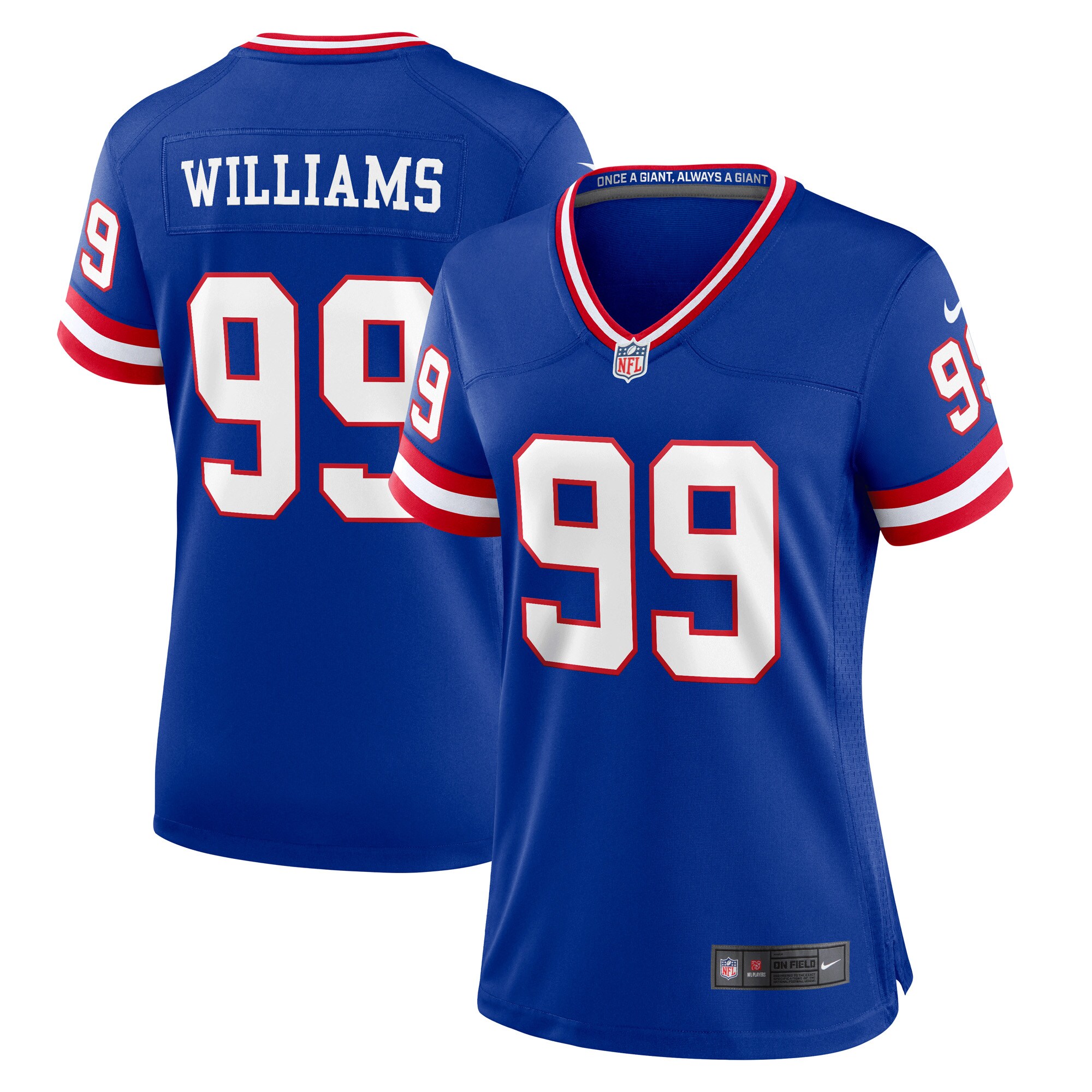 Women's New York Giants Leonard Williams Nike Royal Classic Player Game Jersey