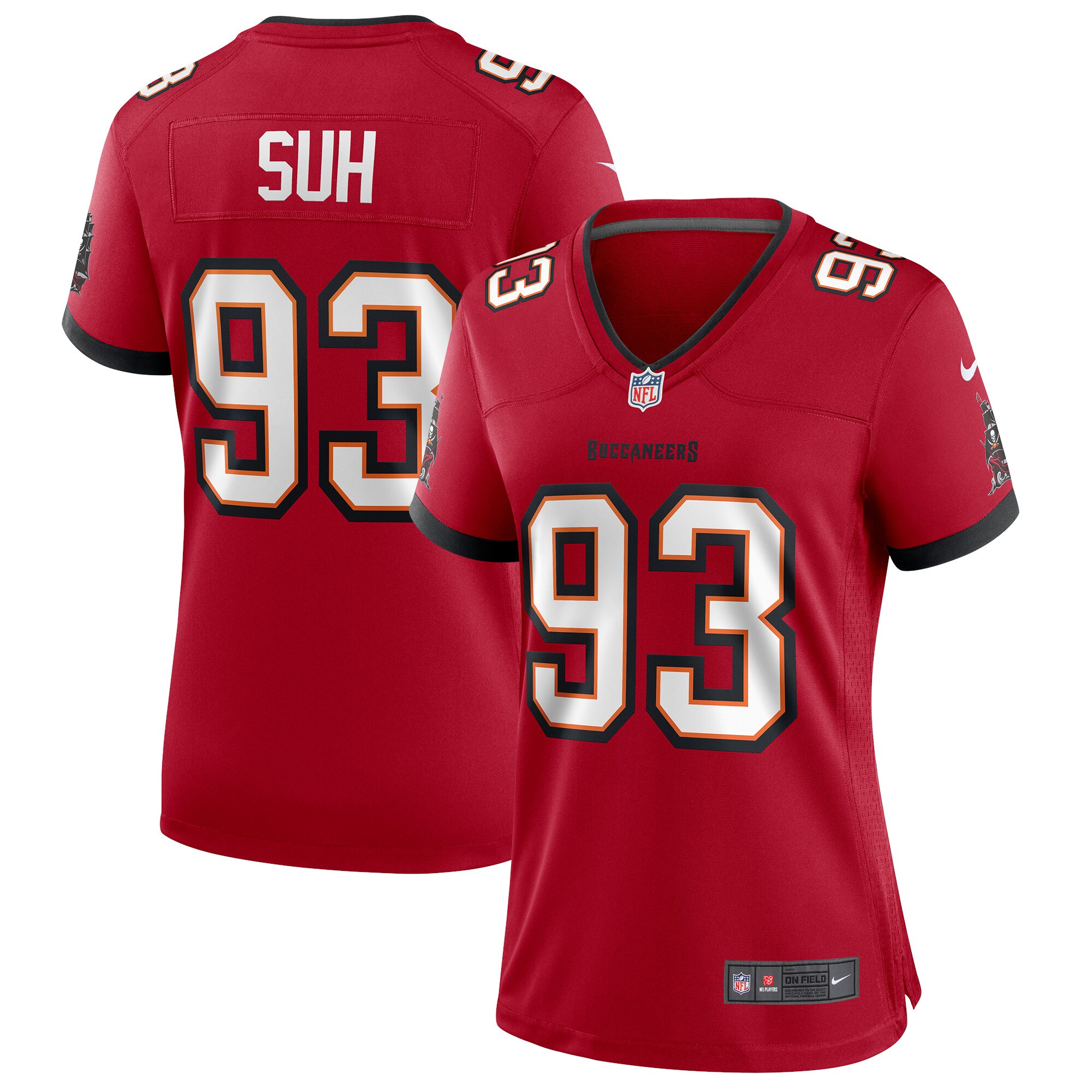 Women's Tampa Bay Buccaneers Ndamukong Suh Nike Red Game Jersey