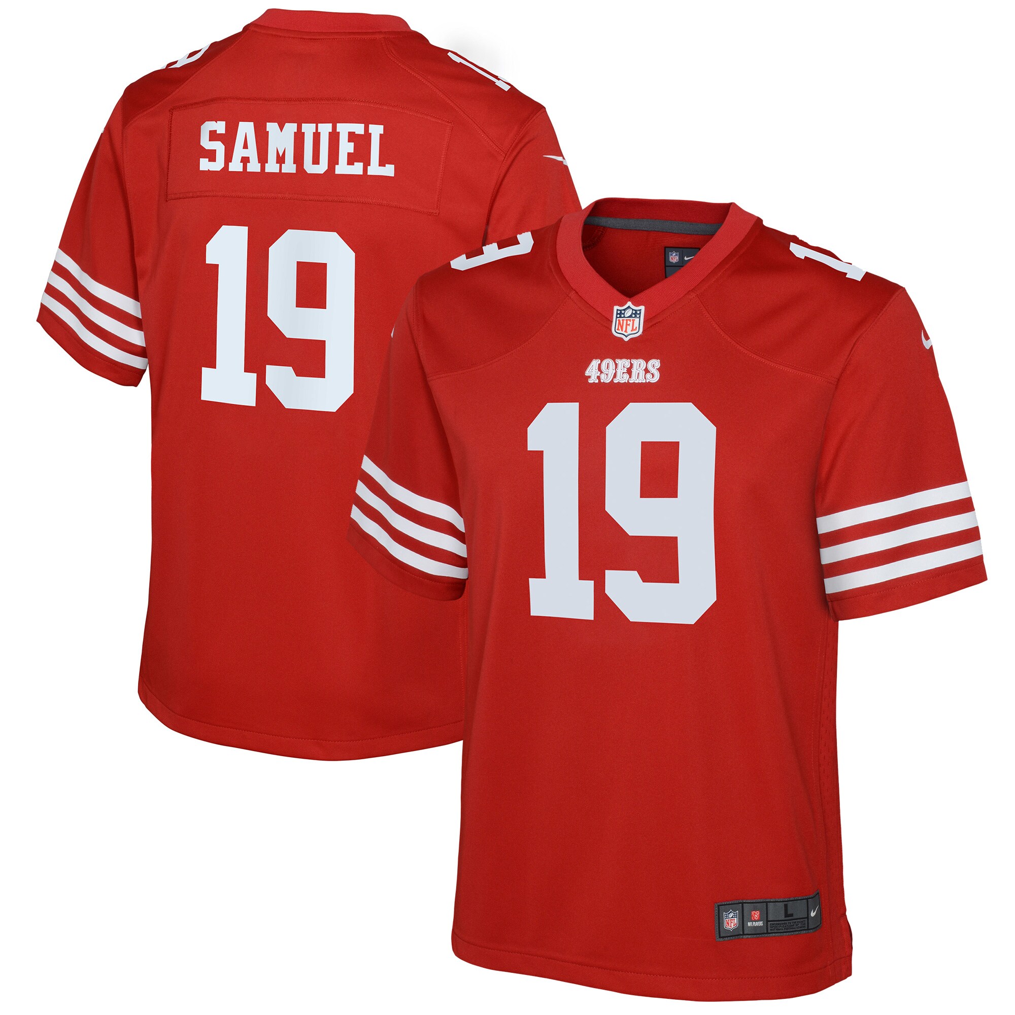 Youth San Francisco 49ers Deebo Samuel Nike Scarlet Game Jersey