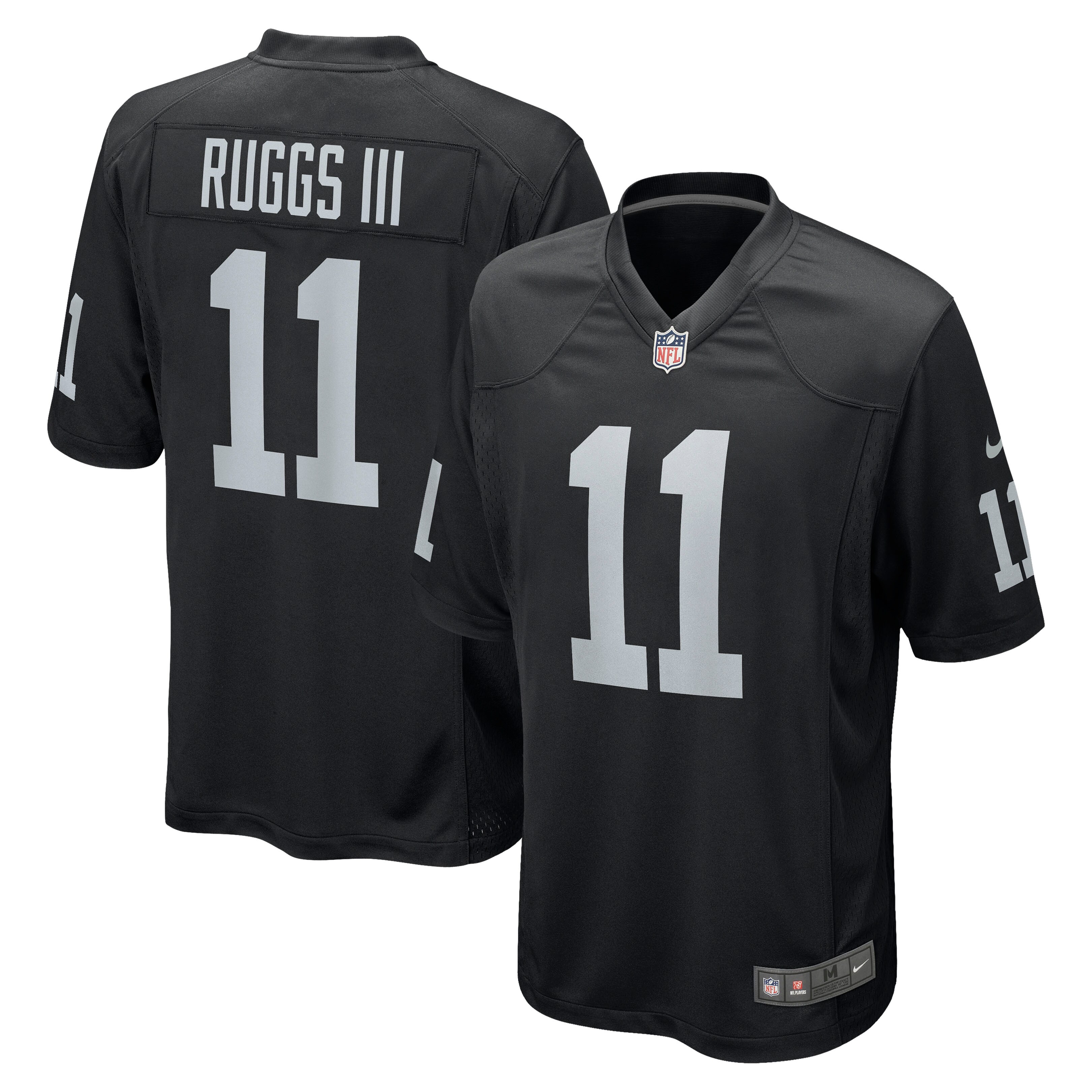 Men's Las Vegas Raiders Henry Ruggs III Nike Black Player Game Jersey