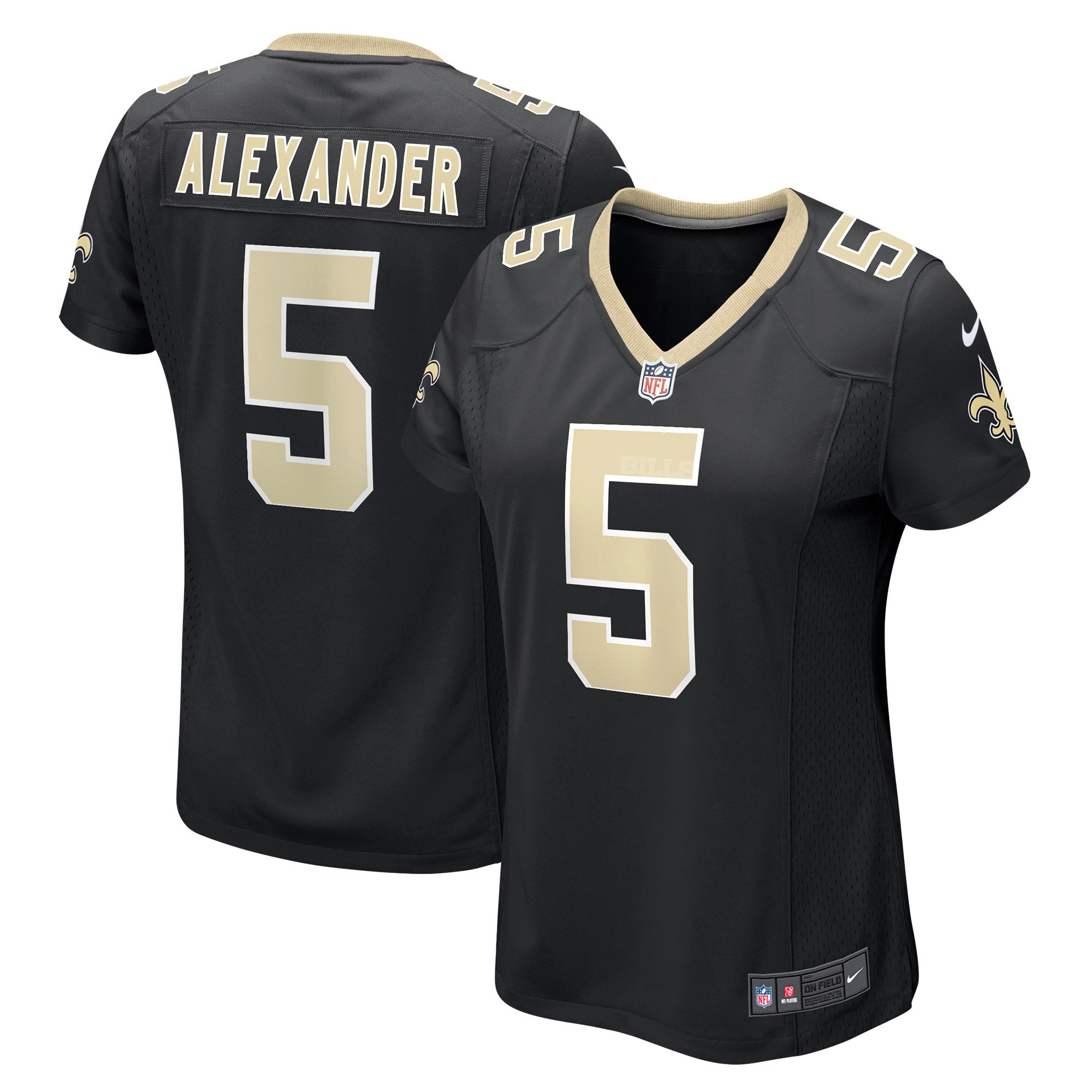 Women's New Orleans Saints Kwon Alexander Nike Black Game Player Jersey