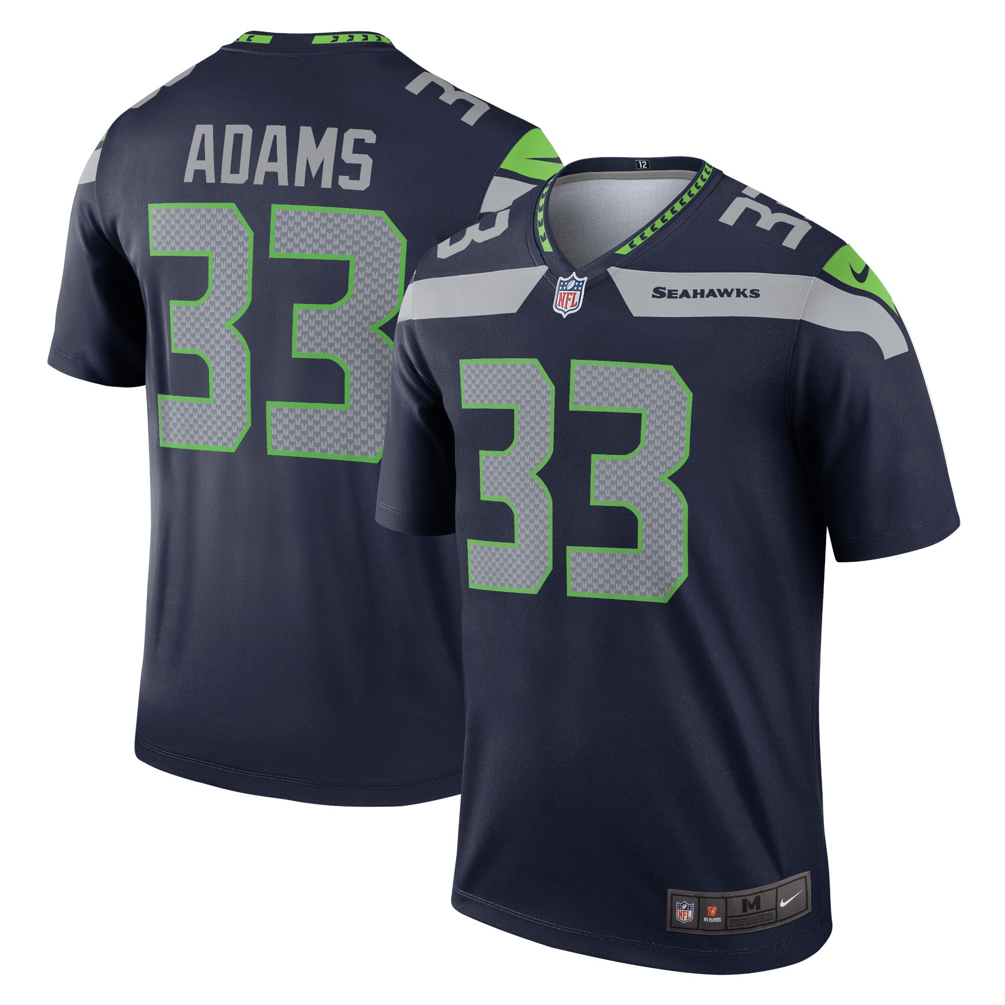 Men's Seattle Seahawks Jamal Adams Nike College Navy Legend Jersey