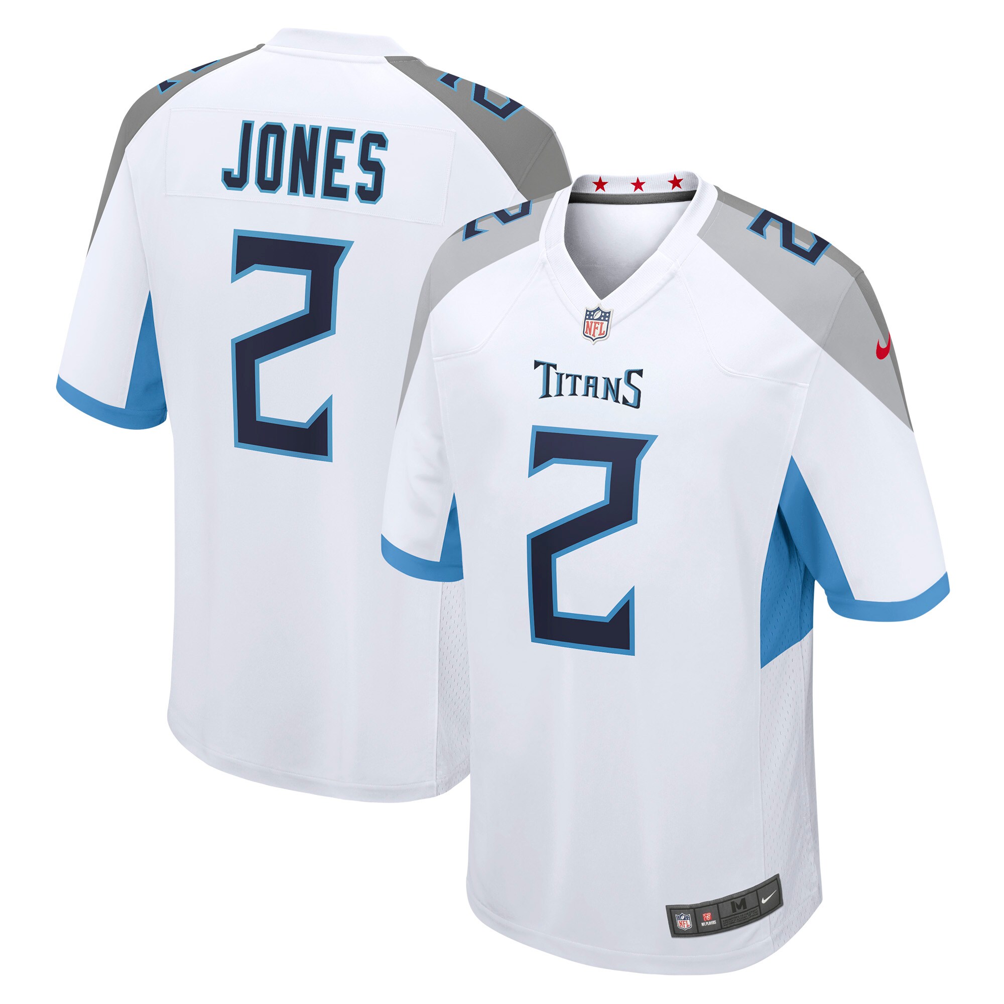 Men's Tennessee Titans Julio Jones Nike White Player Game Jersey