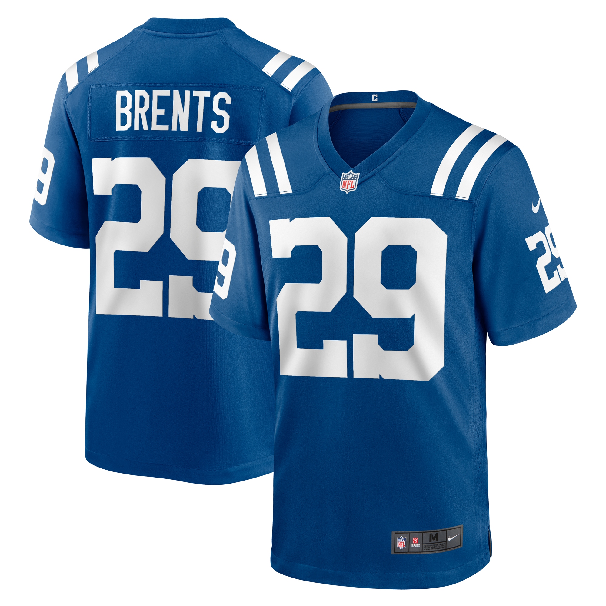 Men's Indianapolis Colts Julius Brents Nike Royal Team Game Jersey