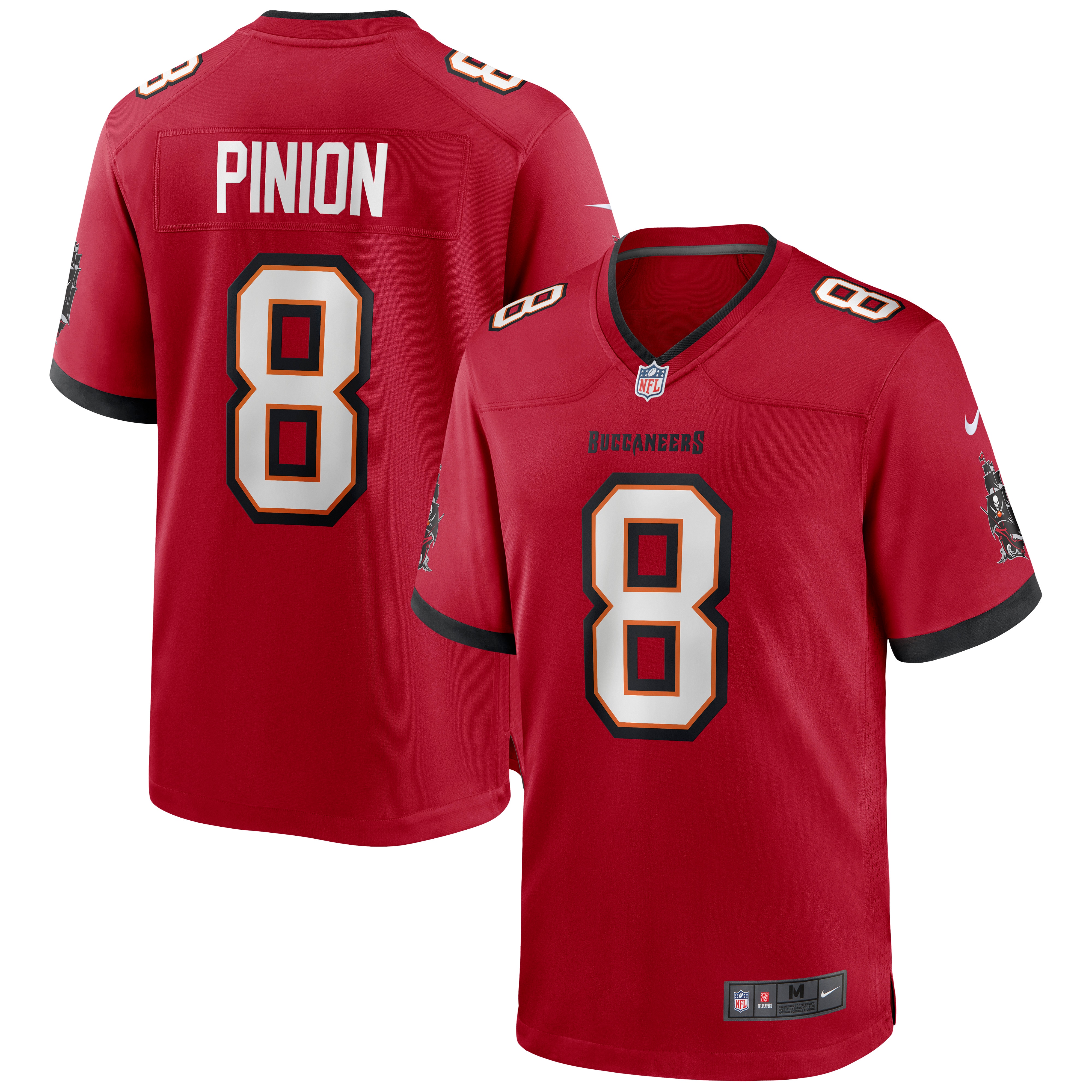 Men's Tampa Bay Buccaneers Bradley Pinion Nike Red Game Jersey