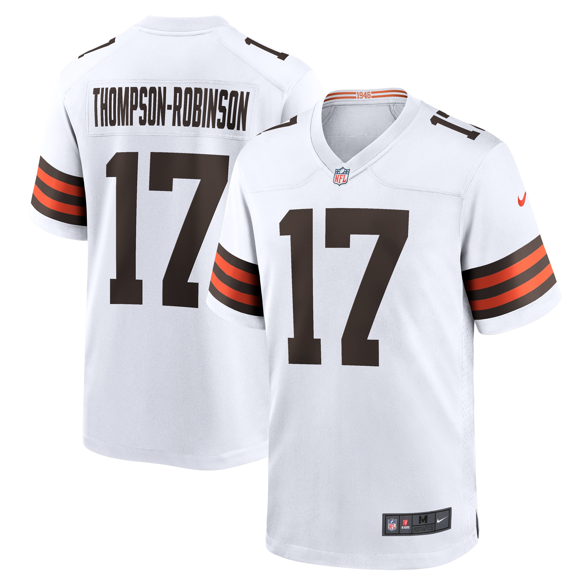Men's Cleveland Browns Dorian Thompson-Robinson Nike White Game Jersey