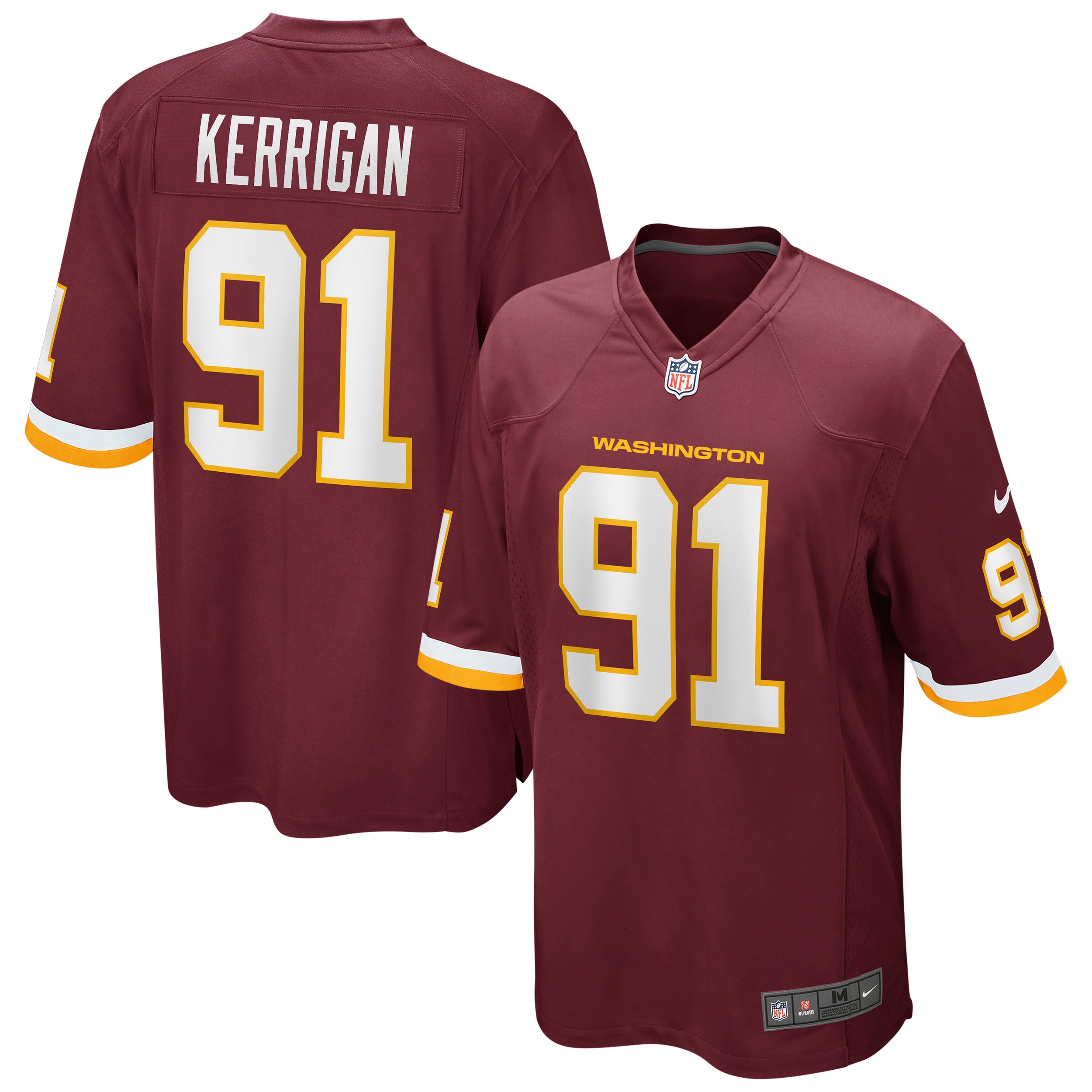 Men's Nike Ryan Kerrigan Washington Football Team Burgundy Game Player Jersey