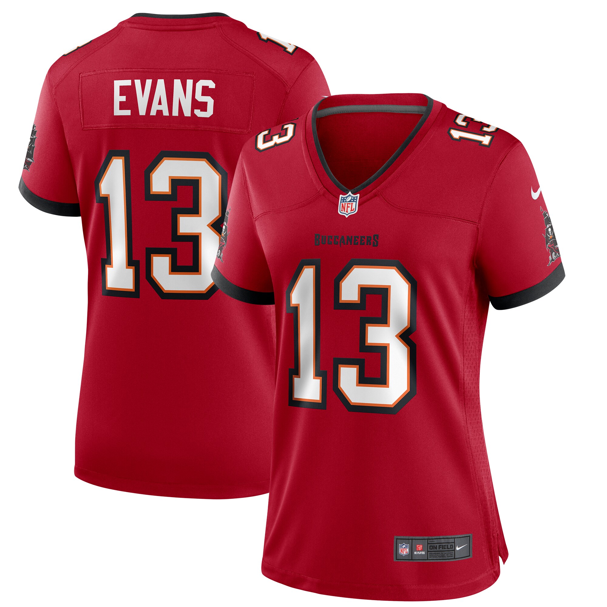 Women's Tampa Bay Buccaneers Mike Evans Nike Red Game Player Jersey