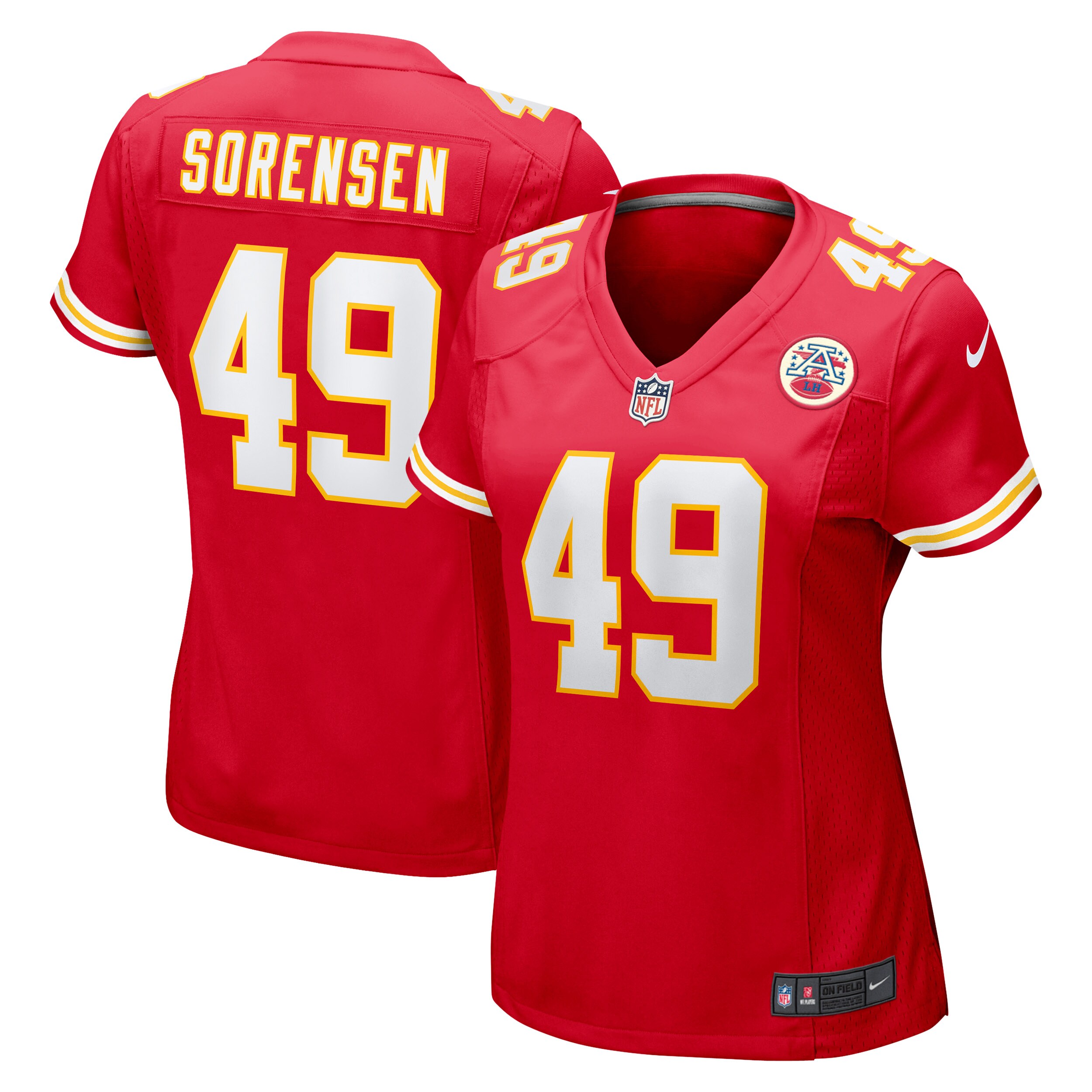Women's Kansas City Chiefs Daniel Sorensen Nike Red Game Jersey