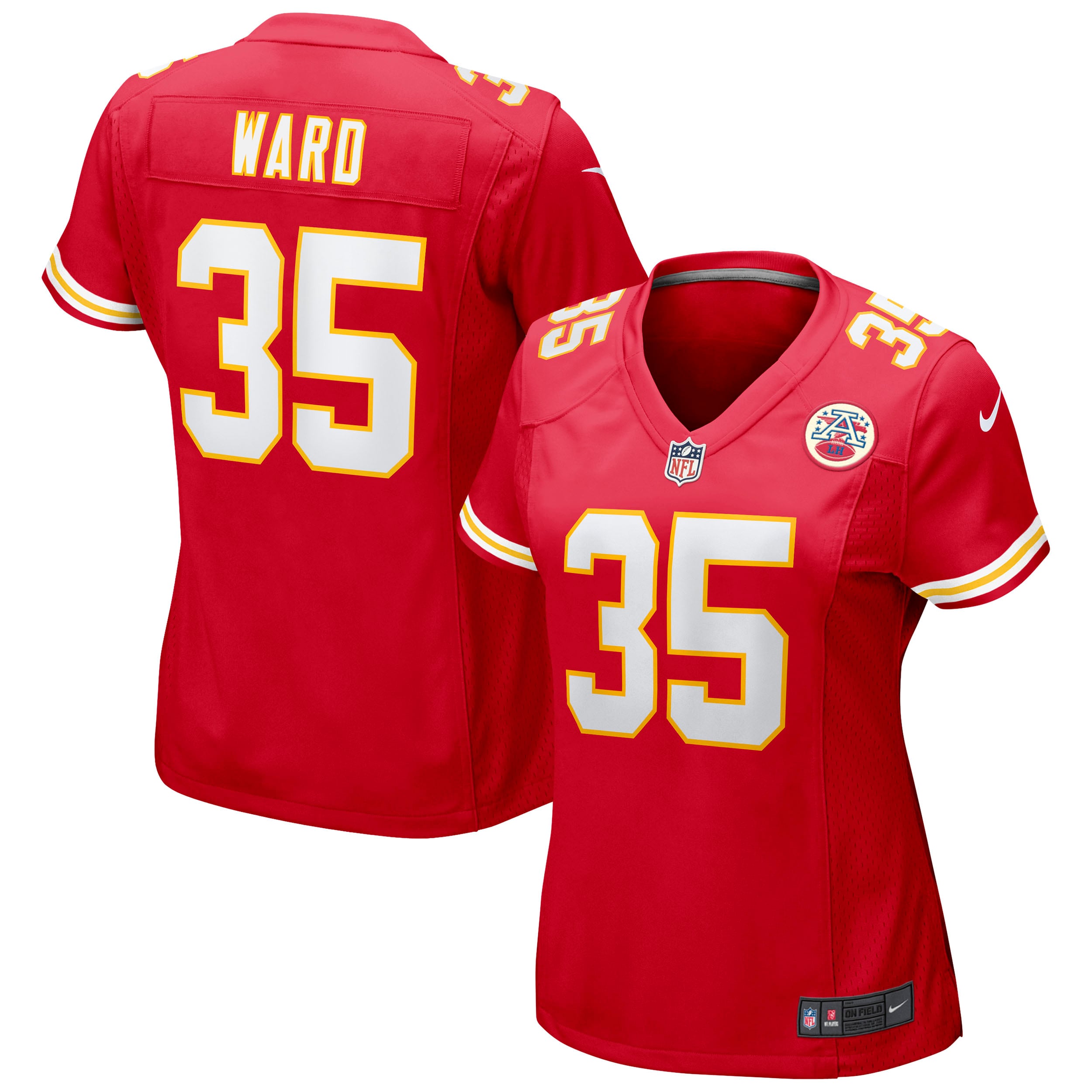 Women's Kansas City Chiefs Charvarius Ward Nike Red Game Jersey