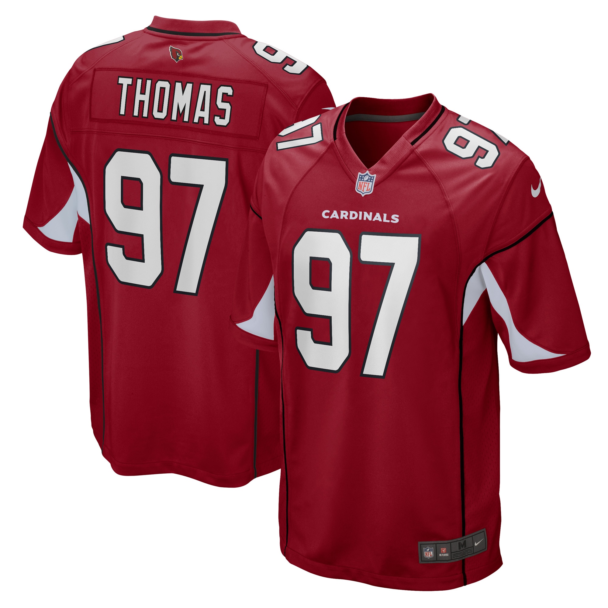 Men's Arizona Cardinals Cameron Thomas Nike Cardinal Game Player Jersey