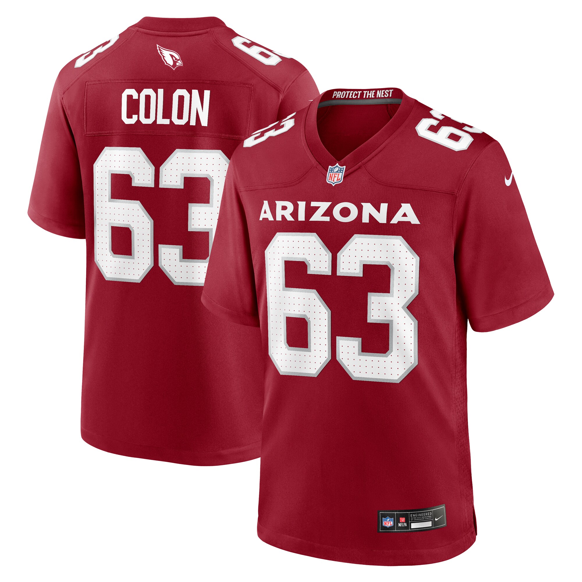 Men's Arizona Cardinals Trystan Colon Nike Cardinal Team Game Jersey