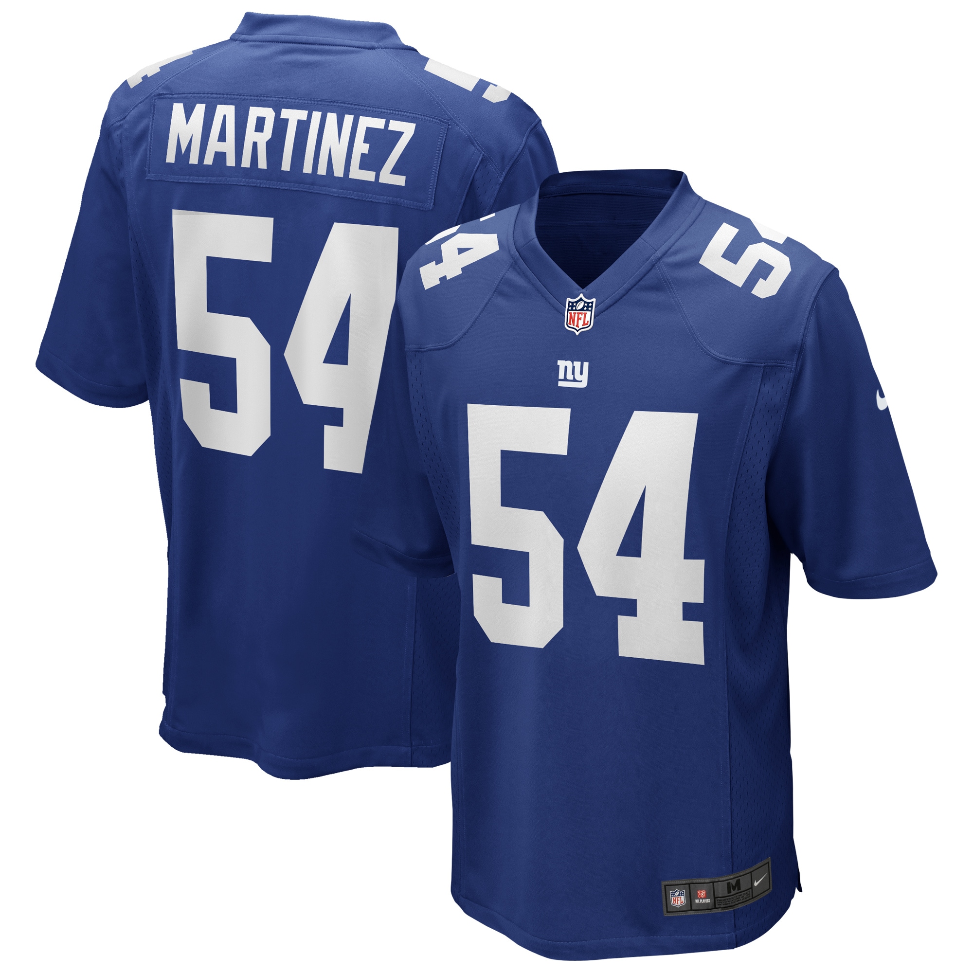 Men's New York Giants Blake Martinez Nike Royal Game Player Jersey