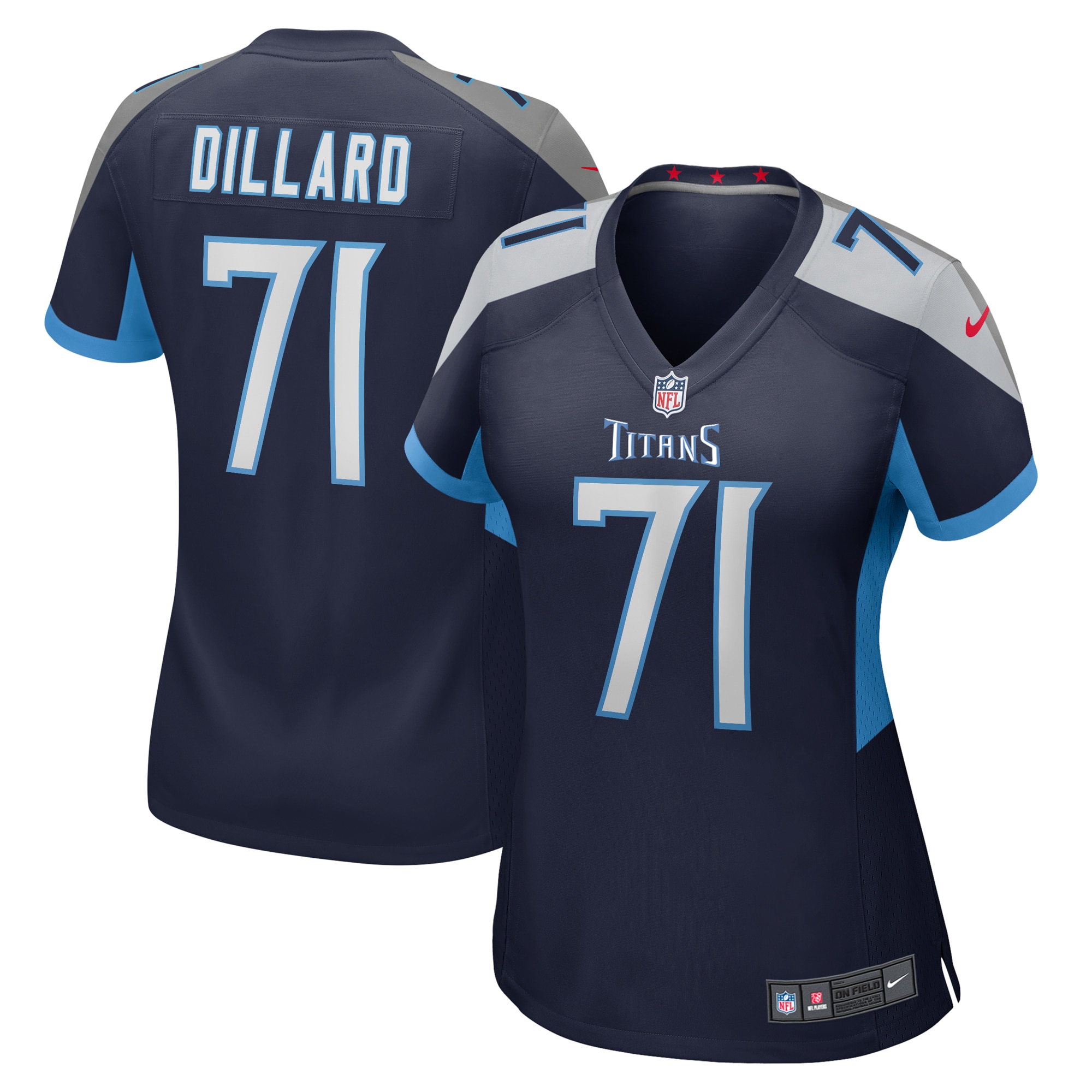 Women's Tennessee Titans Andre Dillard Nike Navy Game Player Jersey