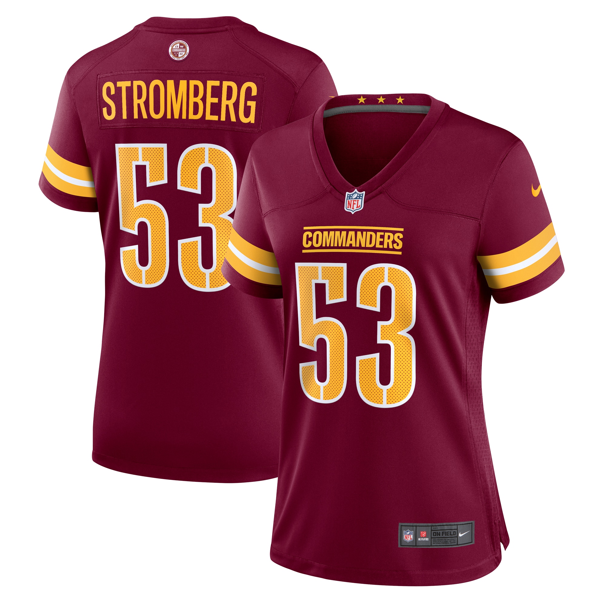 Women's Washington Commanders Ricky Stromberg Nike Burgundy Team Game Jersey