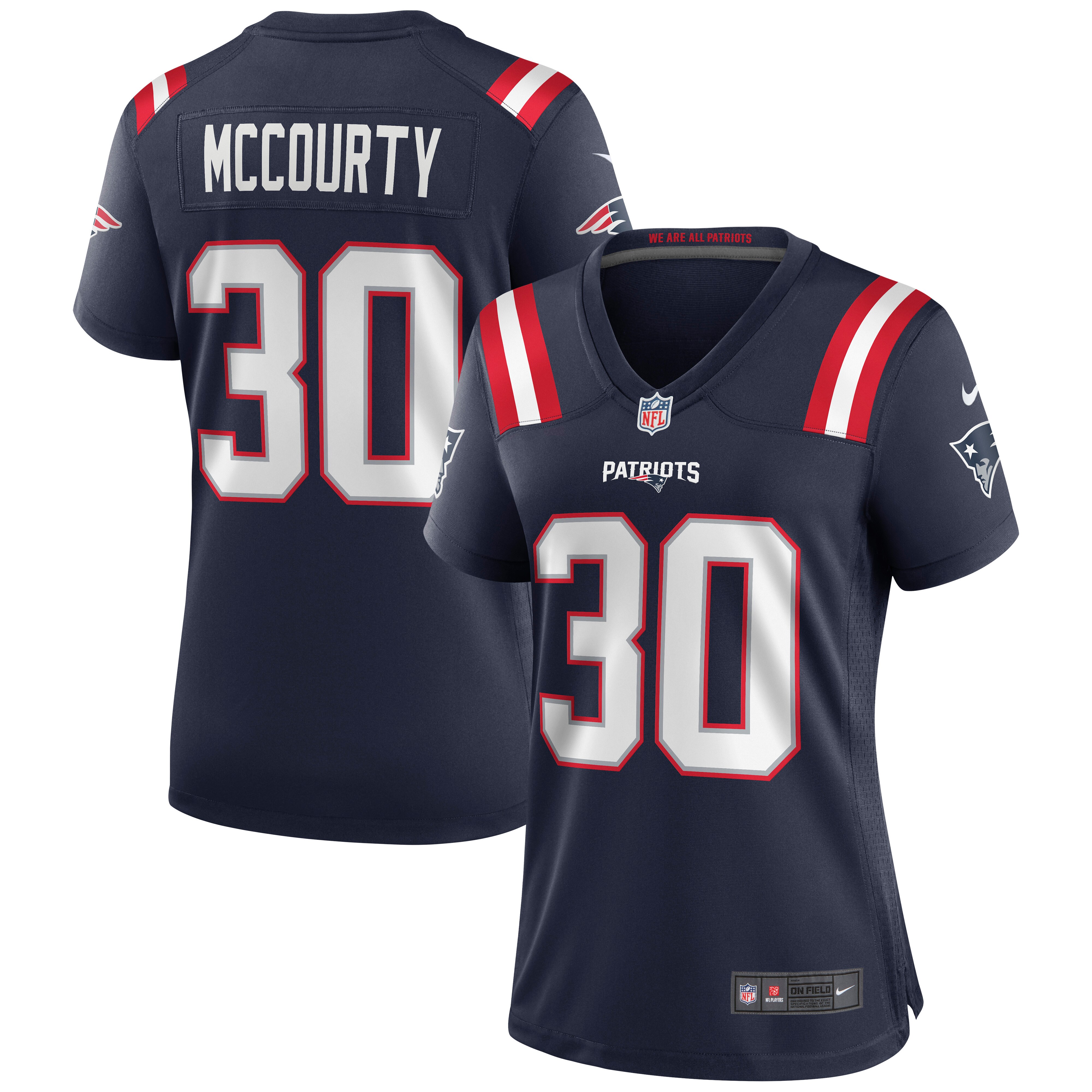 Women's New England Patriots Jason McCourty Nike Navy Game Jersey