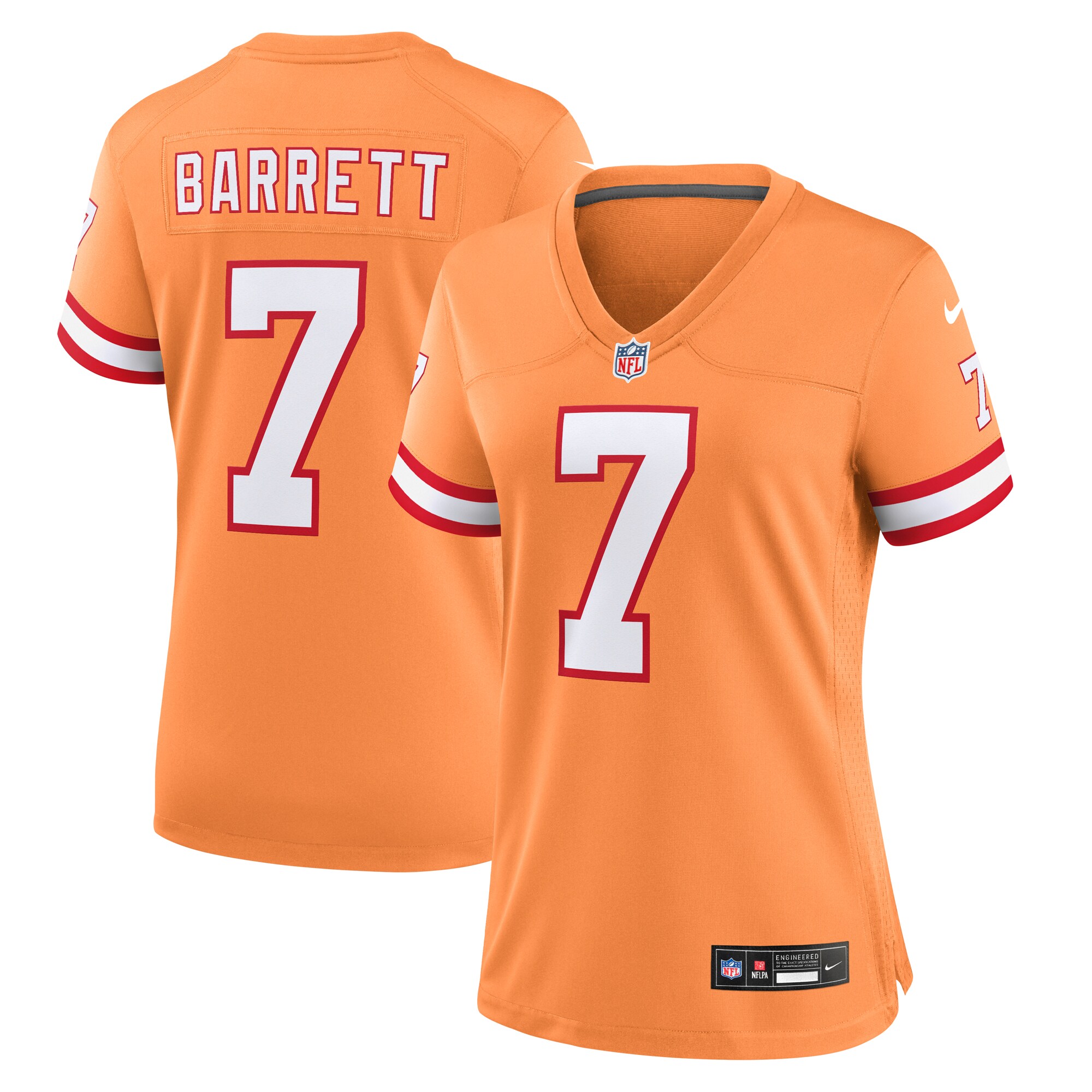 Women's Tampa Bay Buccaneers Shaquil Barrett Nike Orange Throwback Game Jersey