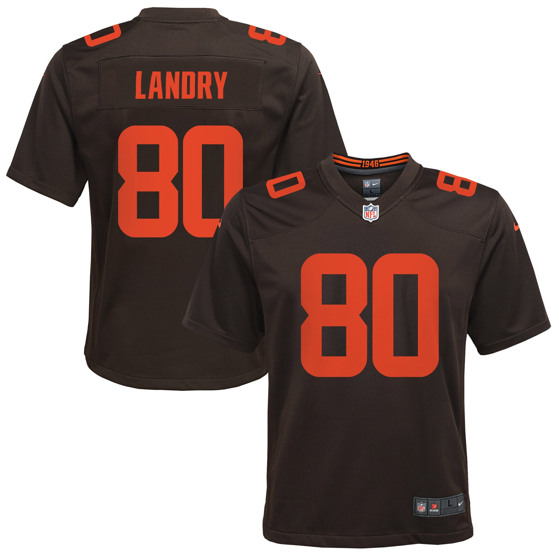 Youth Cleveland Browns Jarvis Landry Nike Brown Alternate Game Jersey