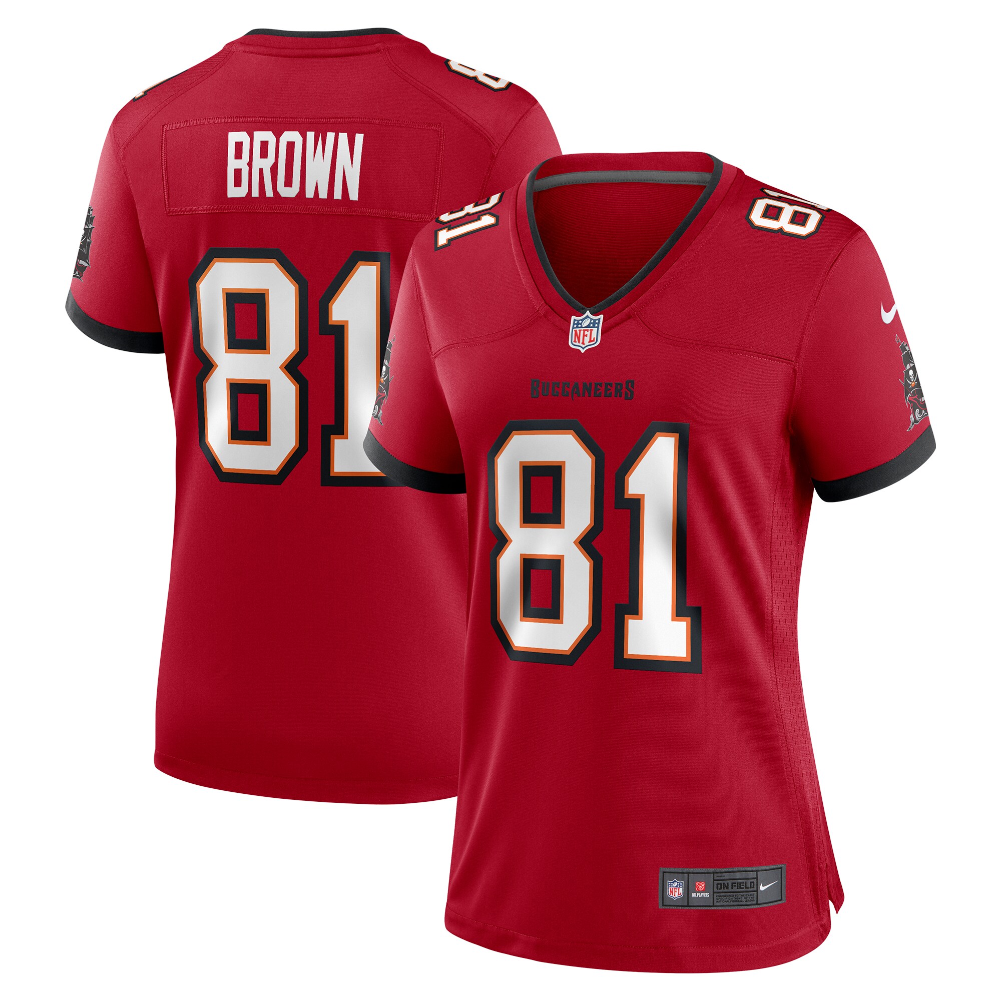 Women's Tampa Bay Buccaneers Antonio Brown Nike Red Game Jersey