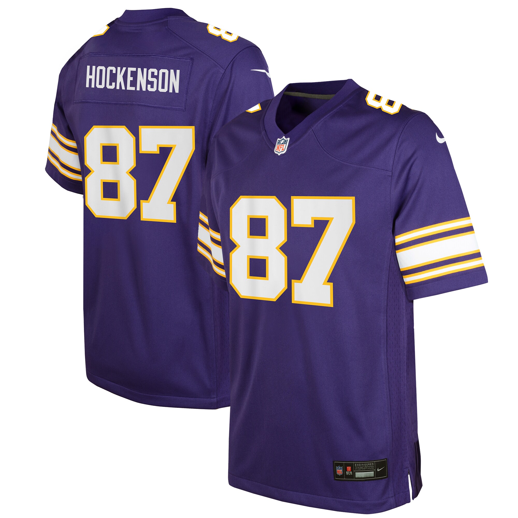 Youth Minnesota Vikings T.J. Hockenson Nike Purple Game Jersey