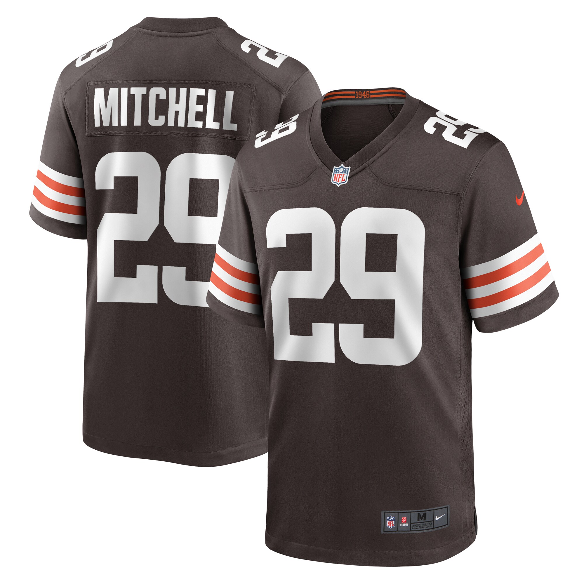 Men's Cleveland Browns Cameron Mitchell Nike Brown Team Game Jersey