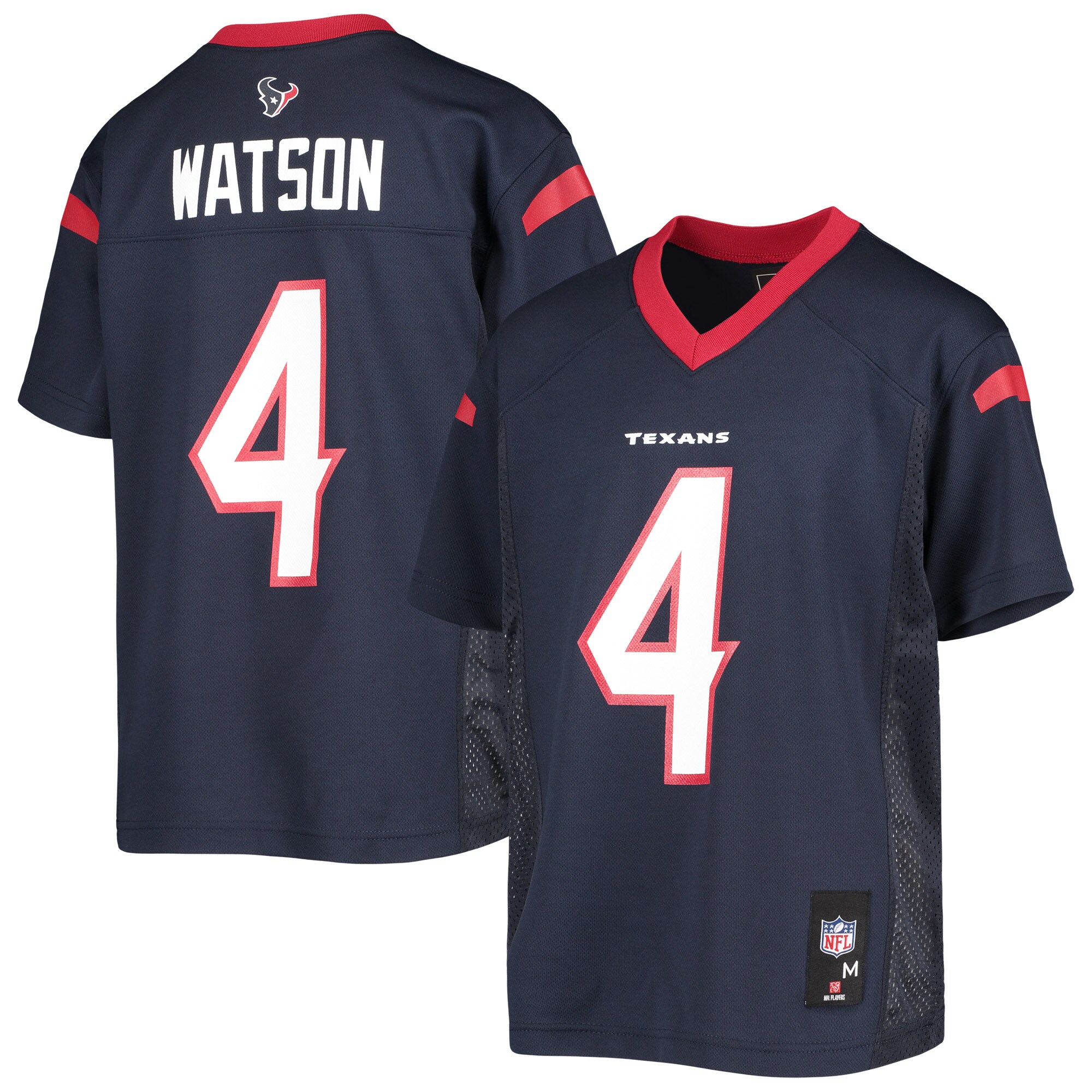 Youth Houston Texans Deshaun Watson Navy Replica Player Jersey
