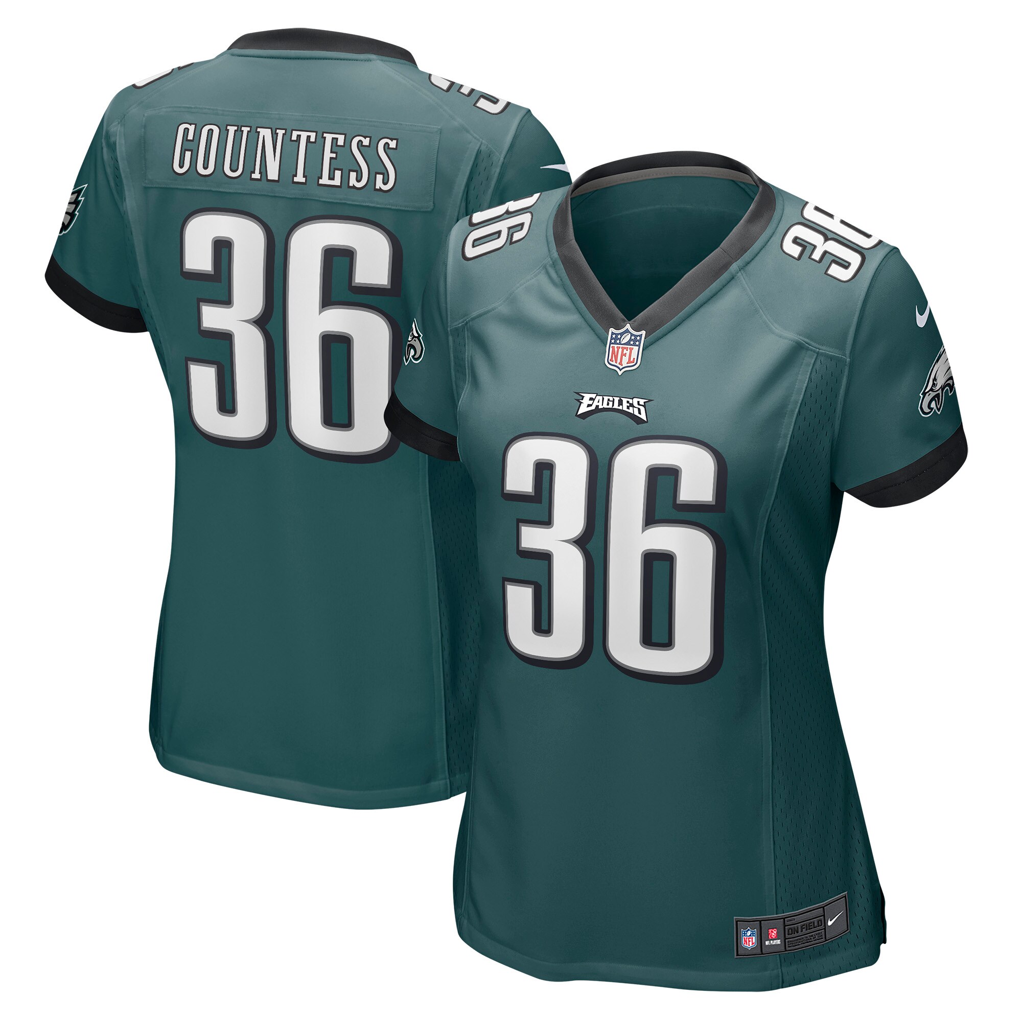 Women's Philadelphia Eagles Blake Countess Nike Midnight Green Game Jersey