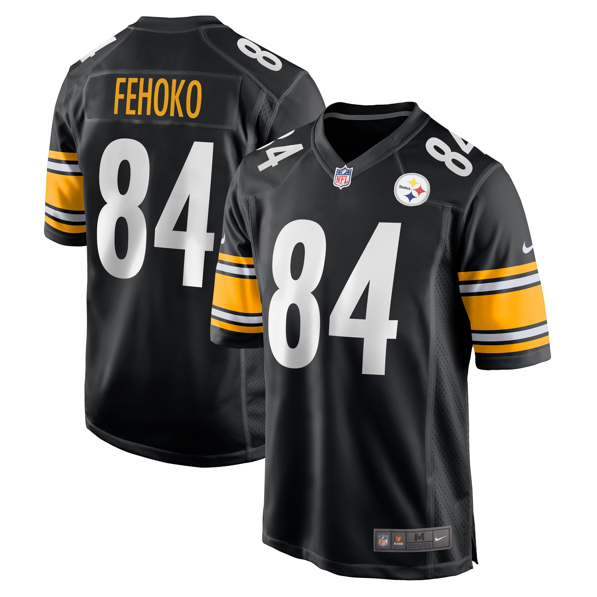 Women's Pittsburgh Steelers Breiden Fehoko Nike Black Game Player Jersey