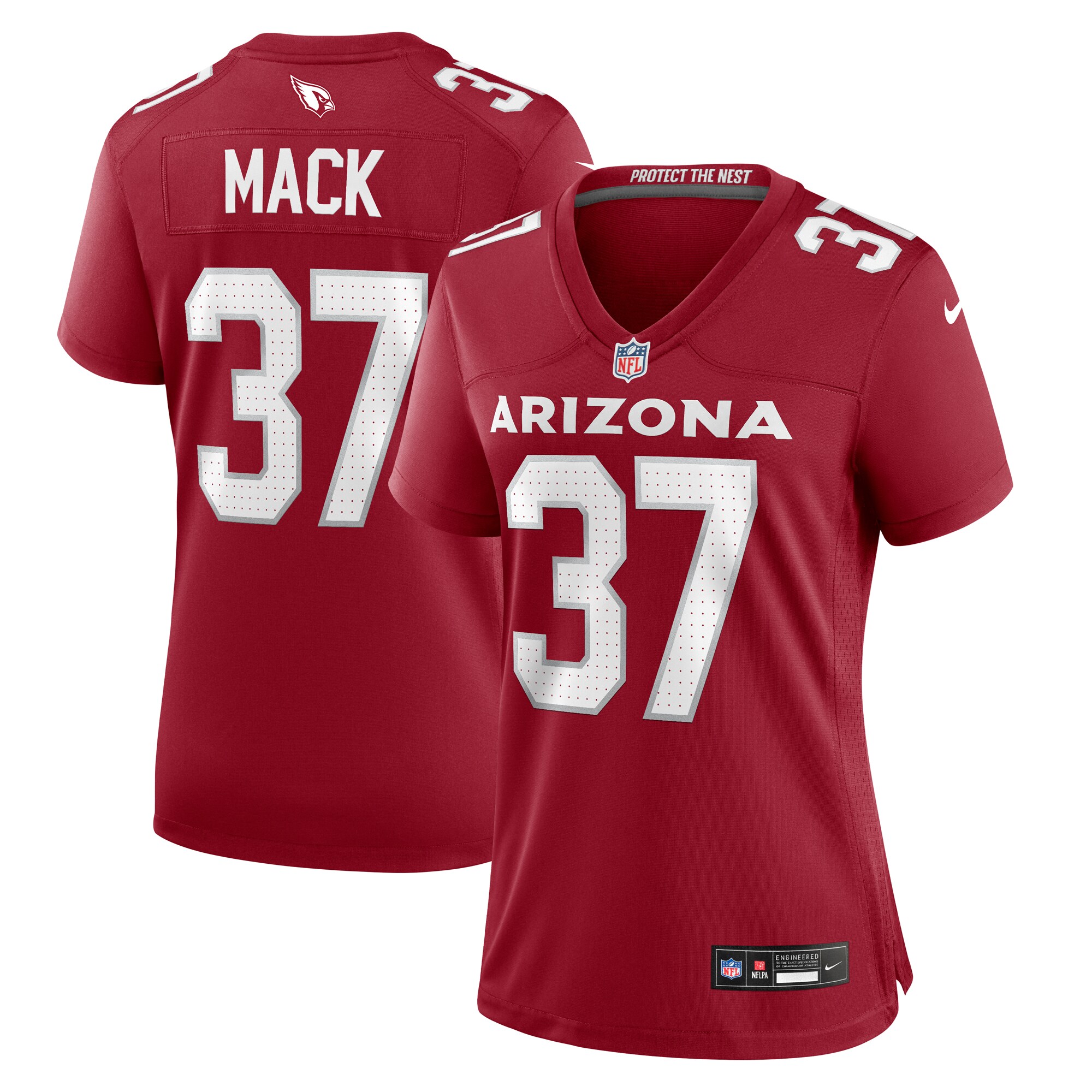 Women's Arizona Cardinals Marlon Mack Nike Cardinal Team Game Jersey