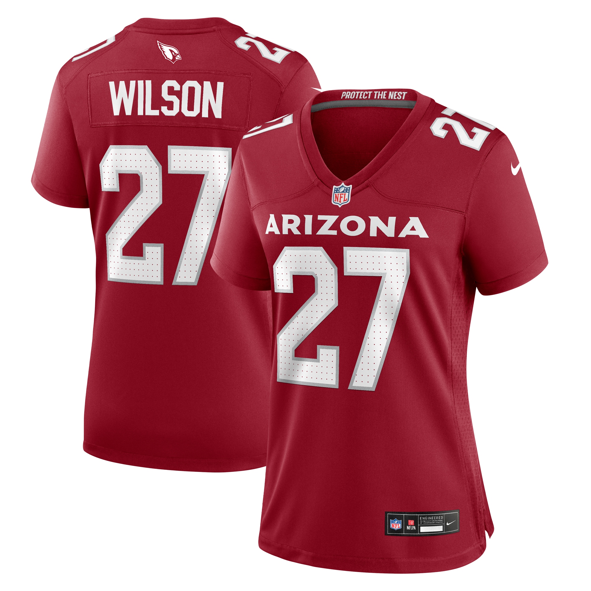 Women's Arizona Cardinals Divaad Wilson Nike Cardinal Team Game Jersey