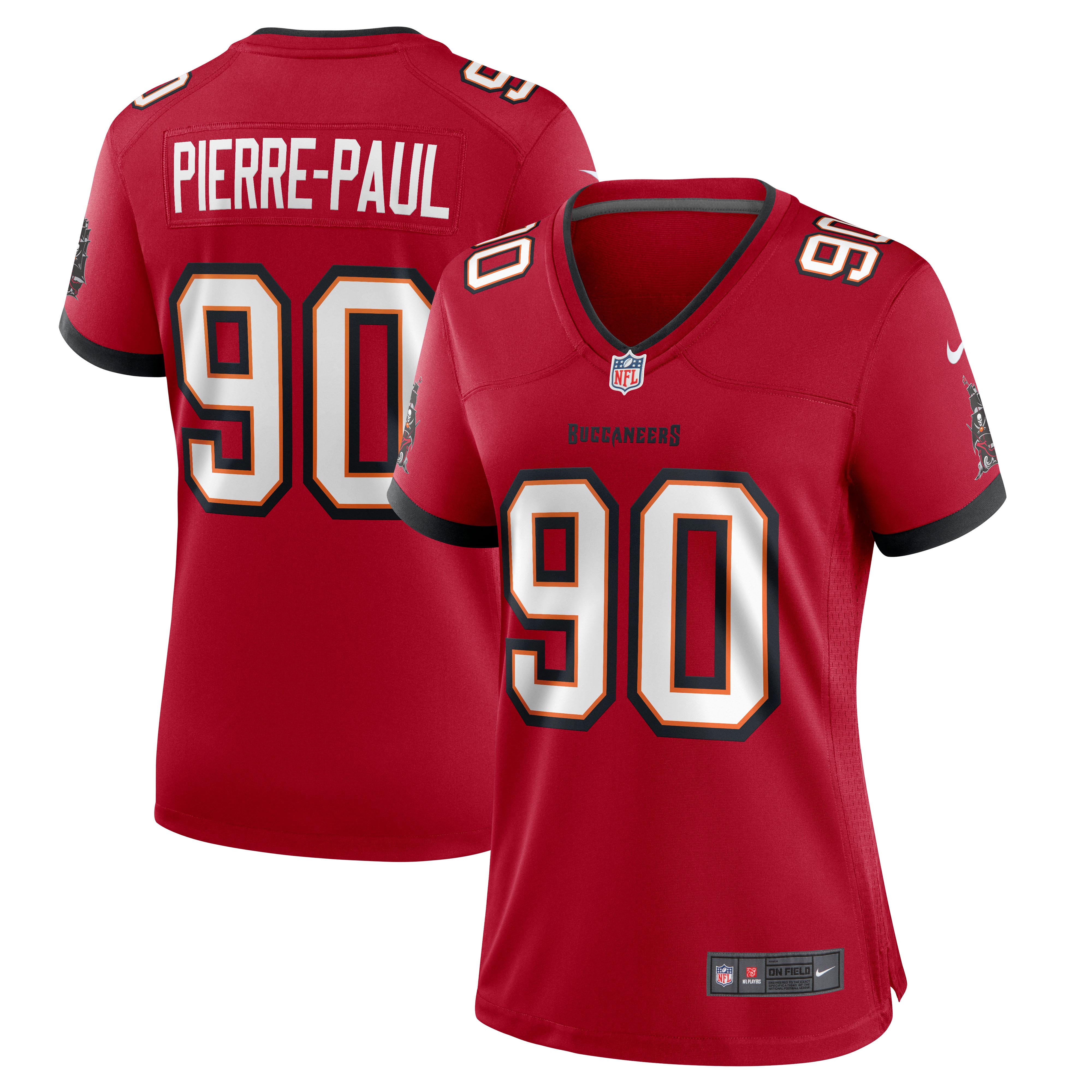 Women's Tampa Bay Buccaneers Jason Pierre-Paul Nike Red Game Jersey