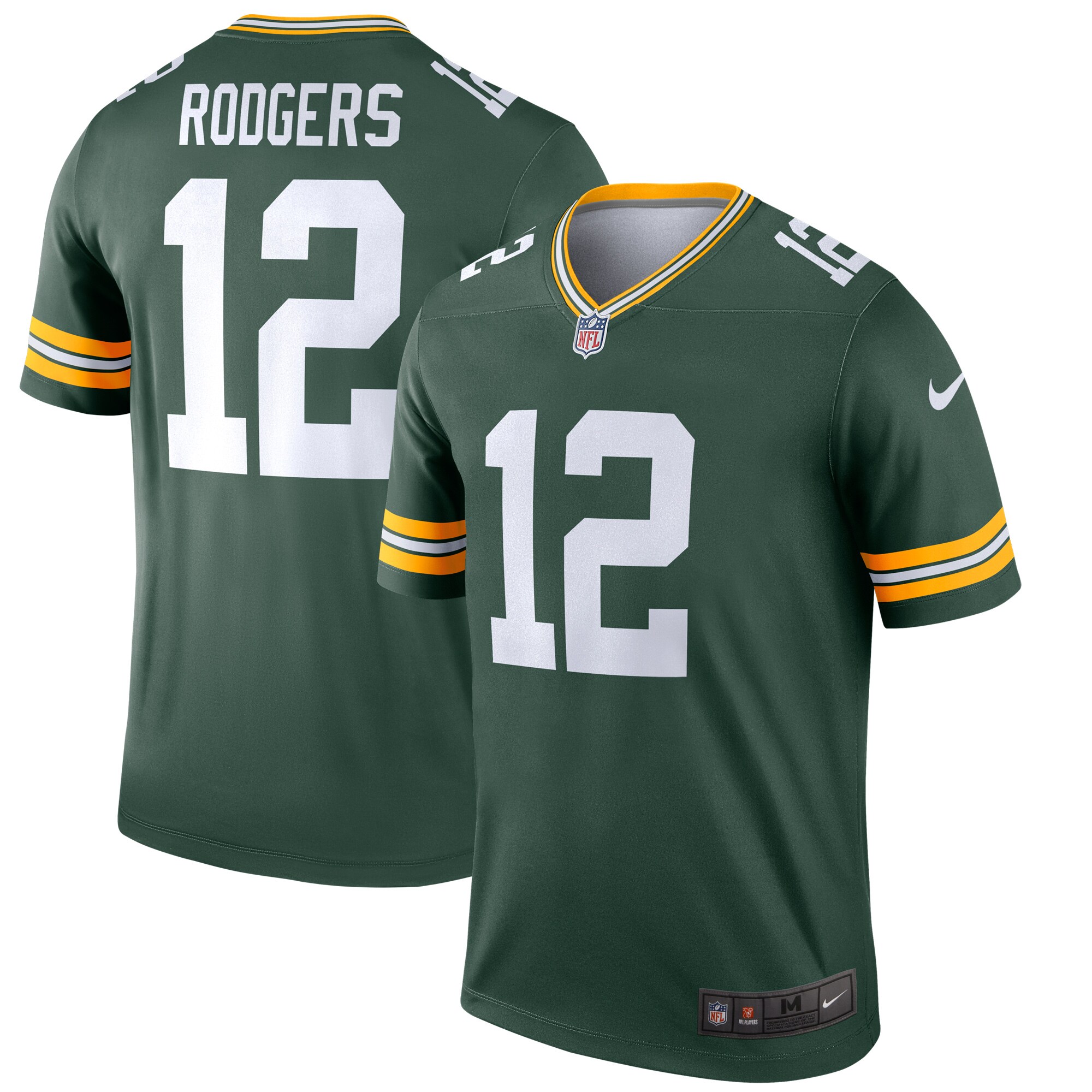 Men's Green Bay Packers Aaron Rodgers Nike Green Legend Jersey