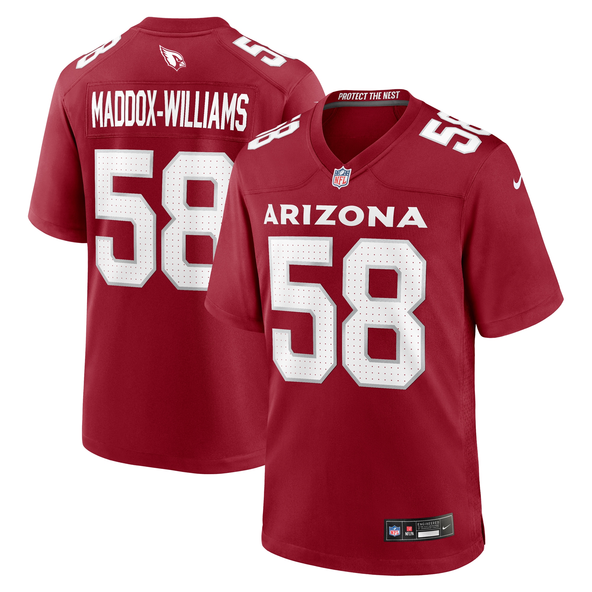 Men's Arizona Cardinals Tyreek Maddox-Williams Nike Cardinal Game Jersey