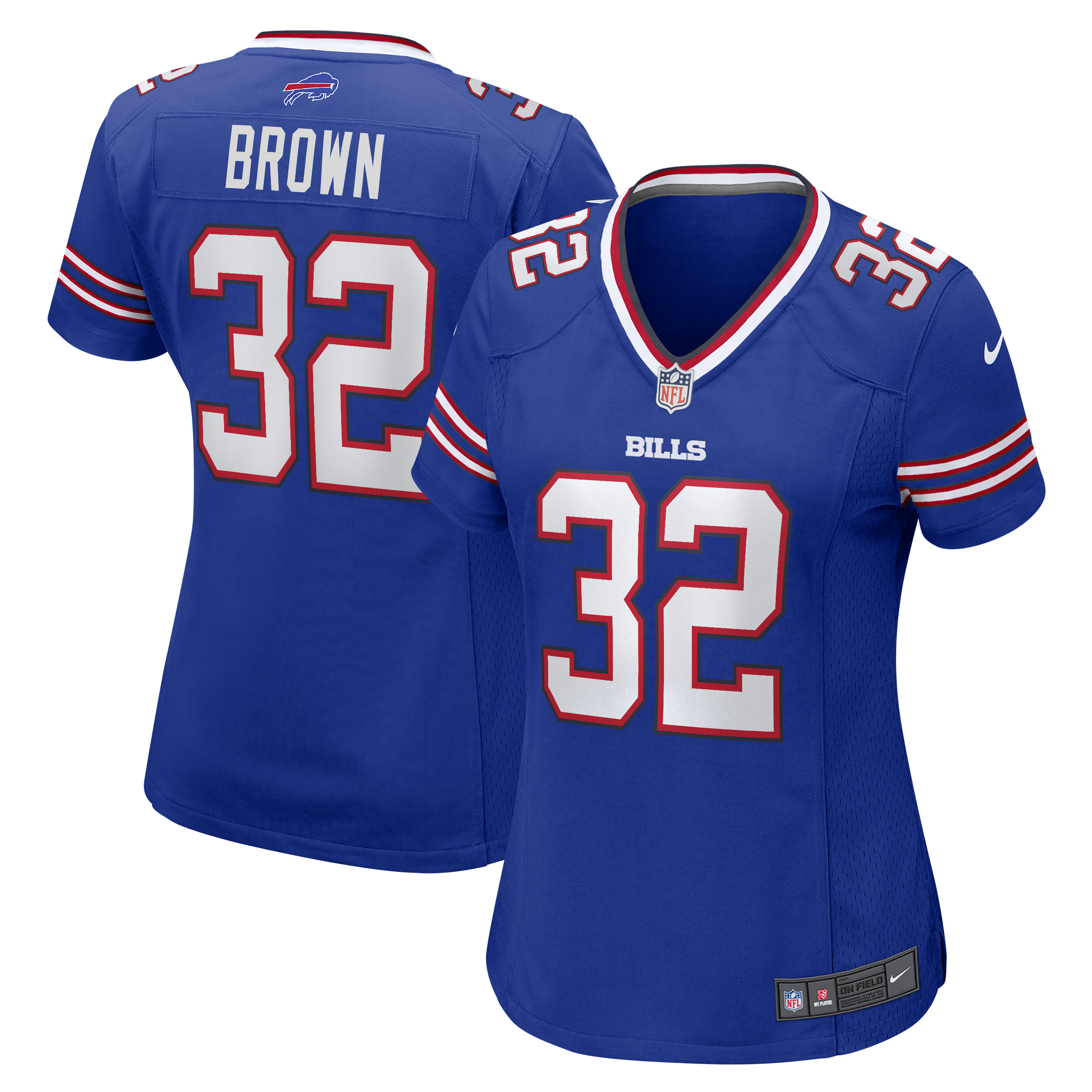 Women's Buffalo Bills Kyron Brown Nike Royal Game Jersey