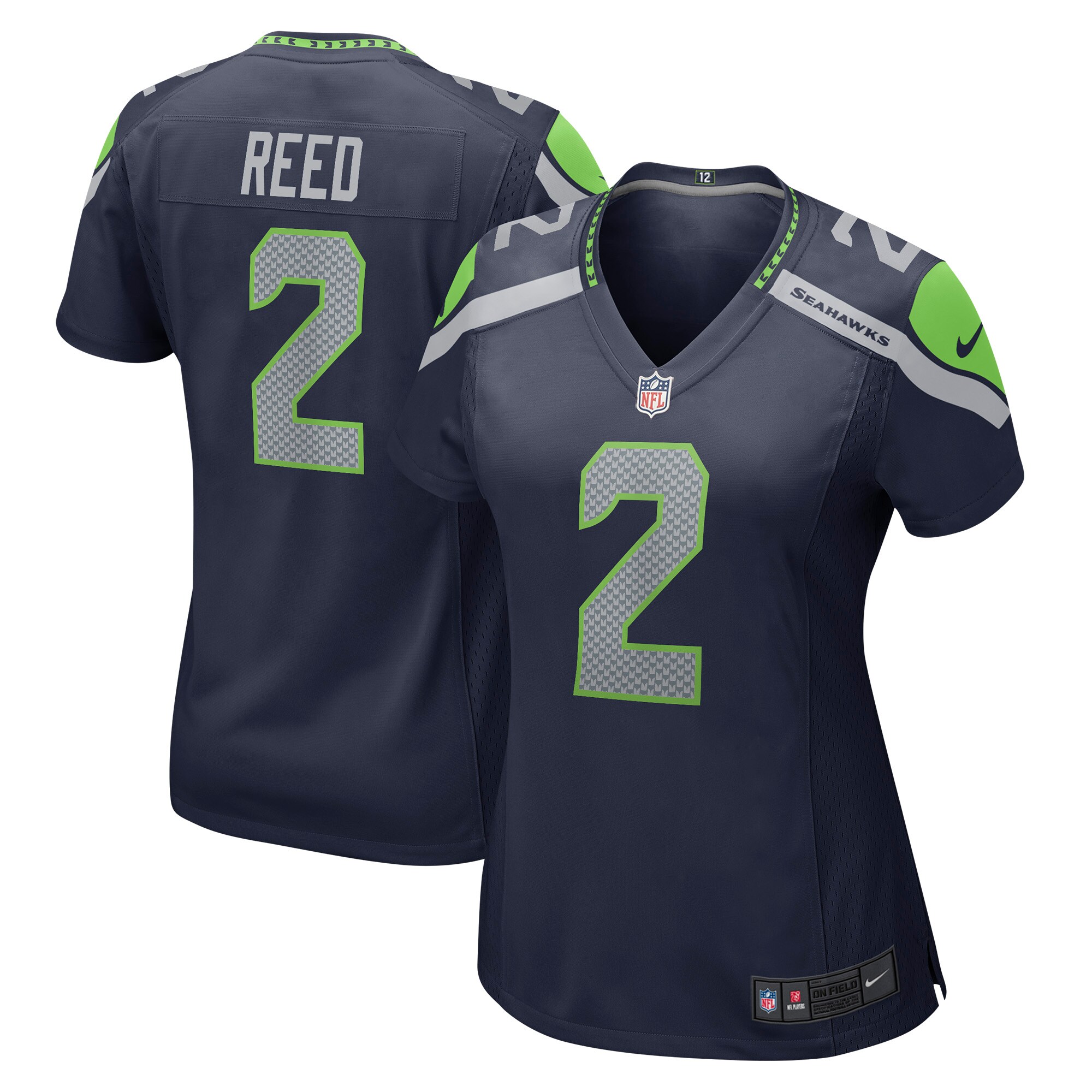 Women's Seattle Seahawks D.J. Reed Nike College Navy Player Game Jersey