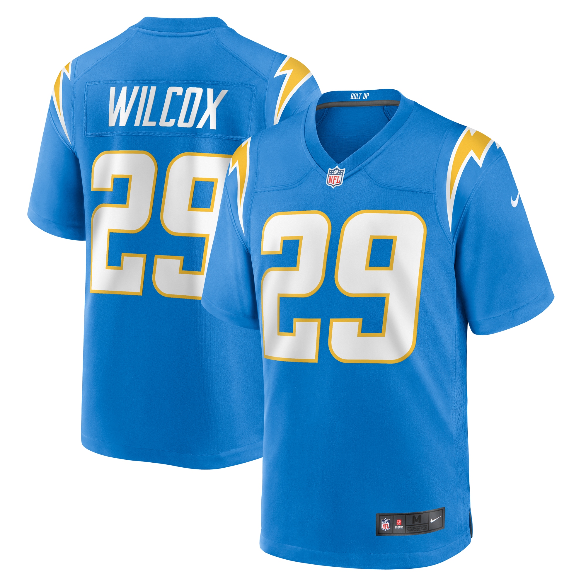 Men's Los Angeles Chargers Chris Wilcox Nike Powder Blue Team Game Jersey